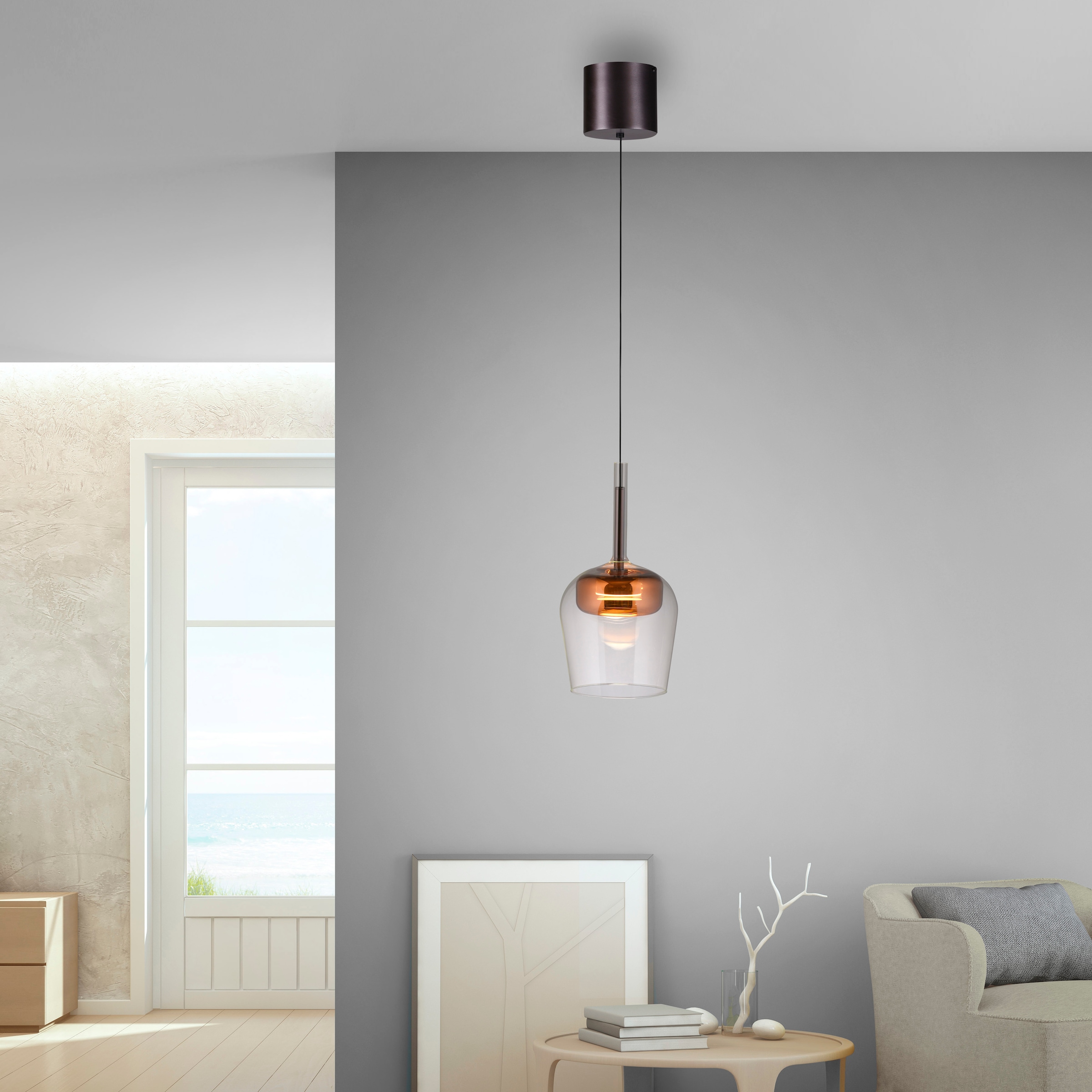 Neuhaus Q SMART HOME LIGHTS LED Pendelleuchte »Q-KON« LED-Board 1 Stk. warmweiß - kaltweiß