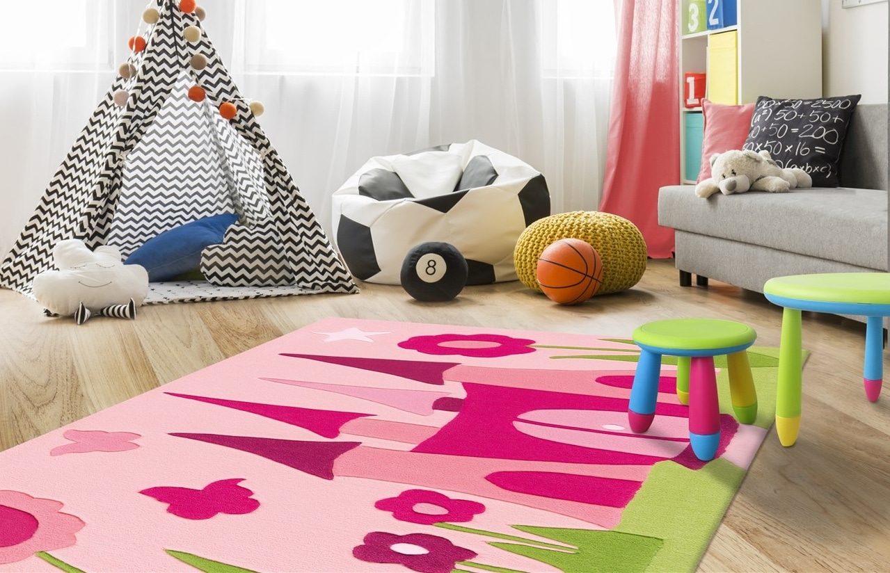 Arte Espina Kinderteppich "Joy 4191" rechteckig 22 mm Höhe Sehr strapazierfähig, Fußbodenheizungsgeeignet