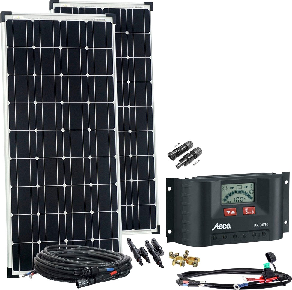 offgridtec Solaranlage »basicPremium-L 200W Solaranlage 12V/24V«, (Set), Komplettsystem