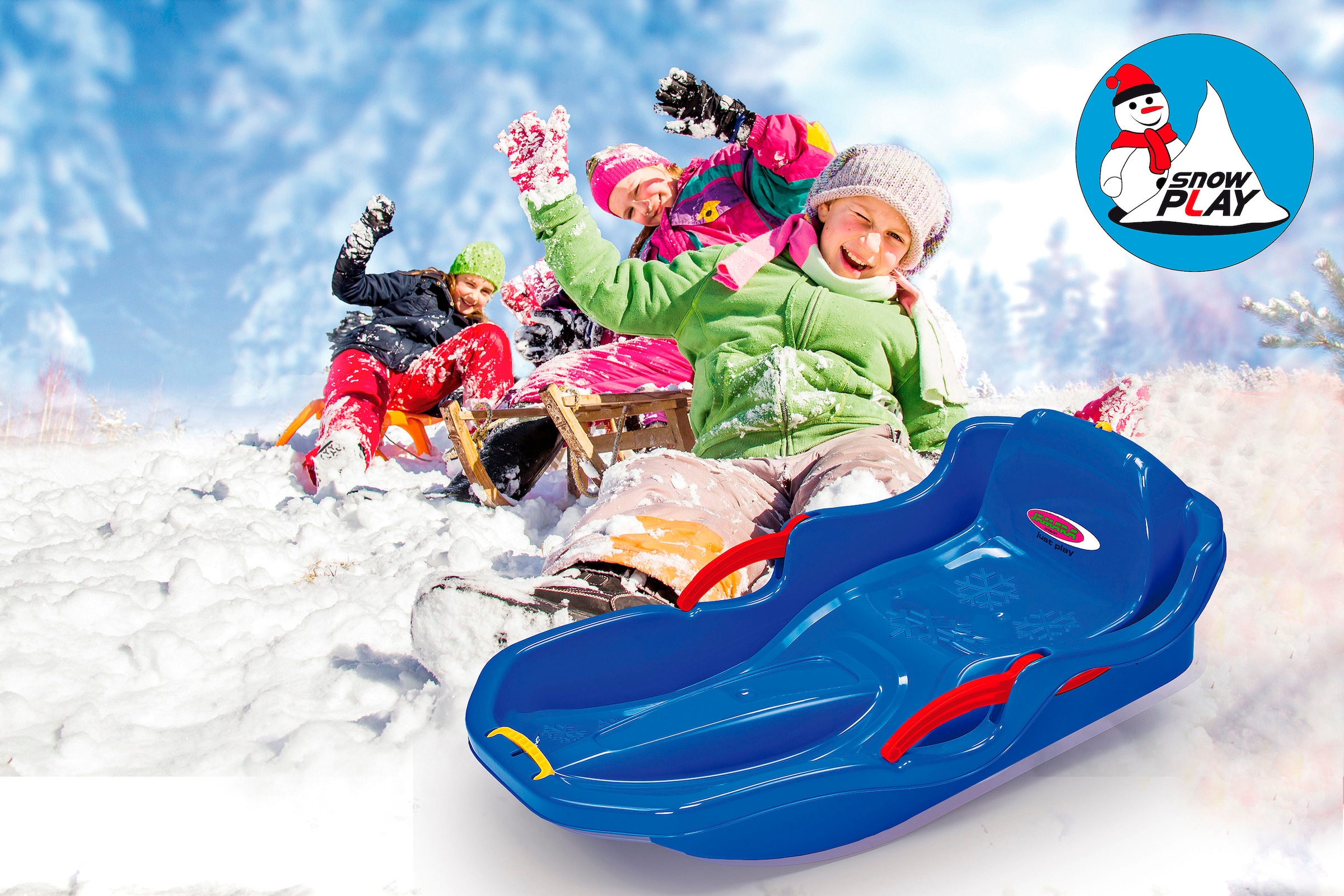 Jamara Bob »Snow Play Bob Comfort 80 cm, mit Bremse« Made in Europe