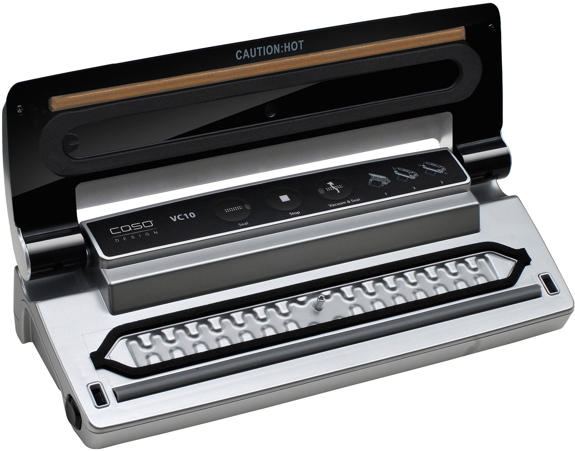 Caso Vakuumierer »VC10« Rollenbreite 30 cm 110 W inkl. 10 Profi-Beutel, separate Schweißfunktion