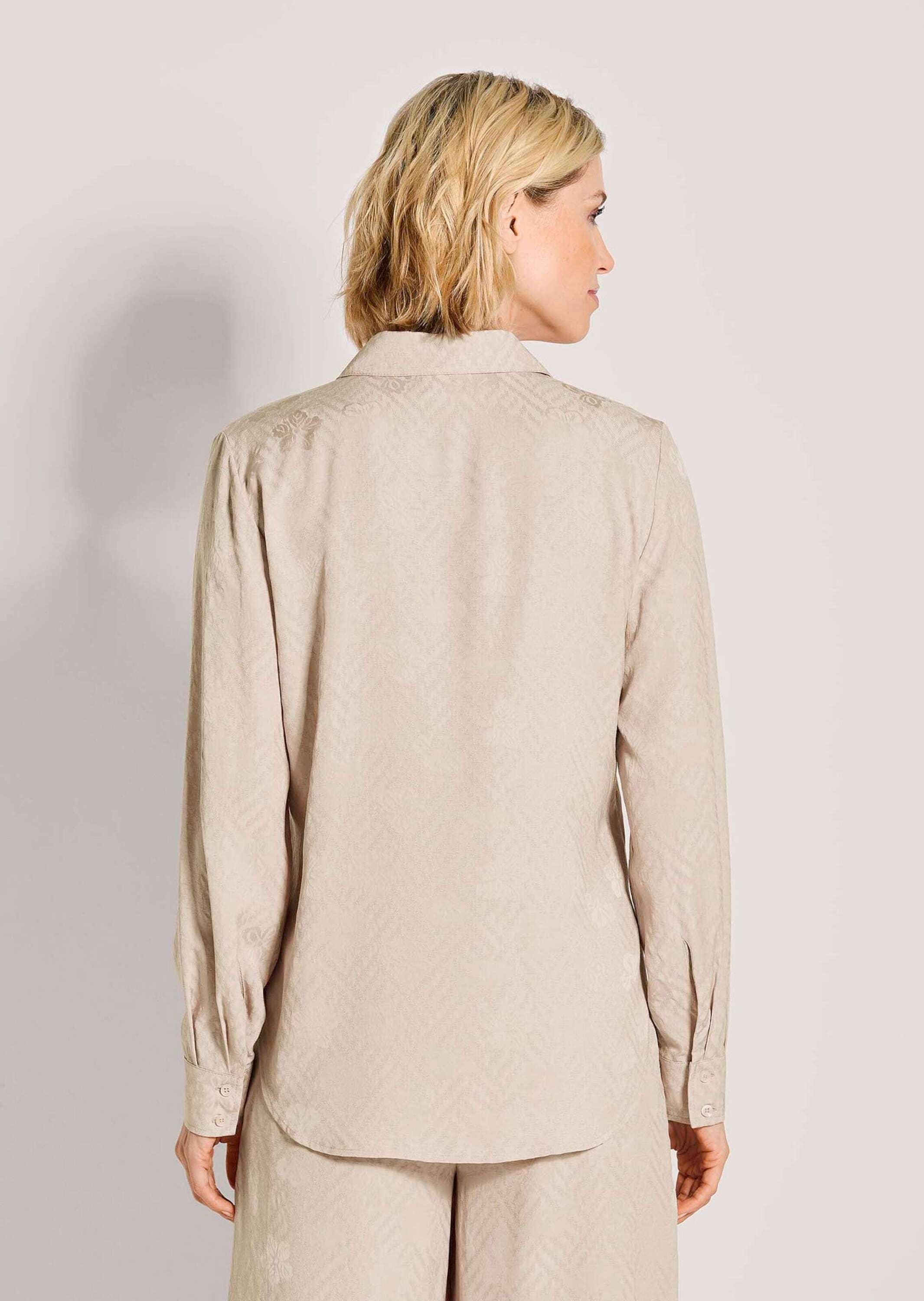 MADELEINE Hemdbluse »Hemdbluse Jacquardbluse mit zartem Muster«