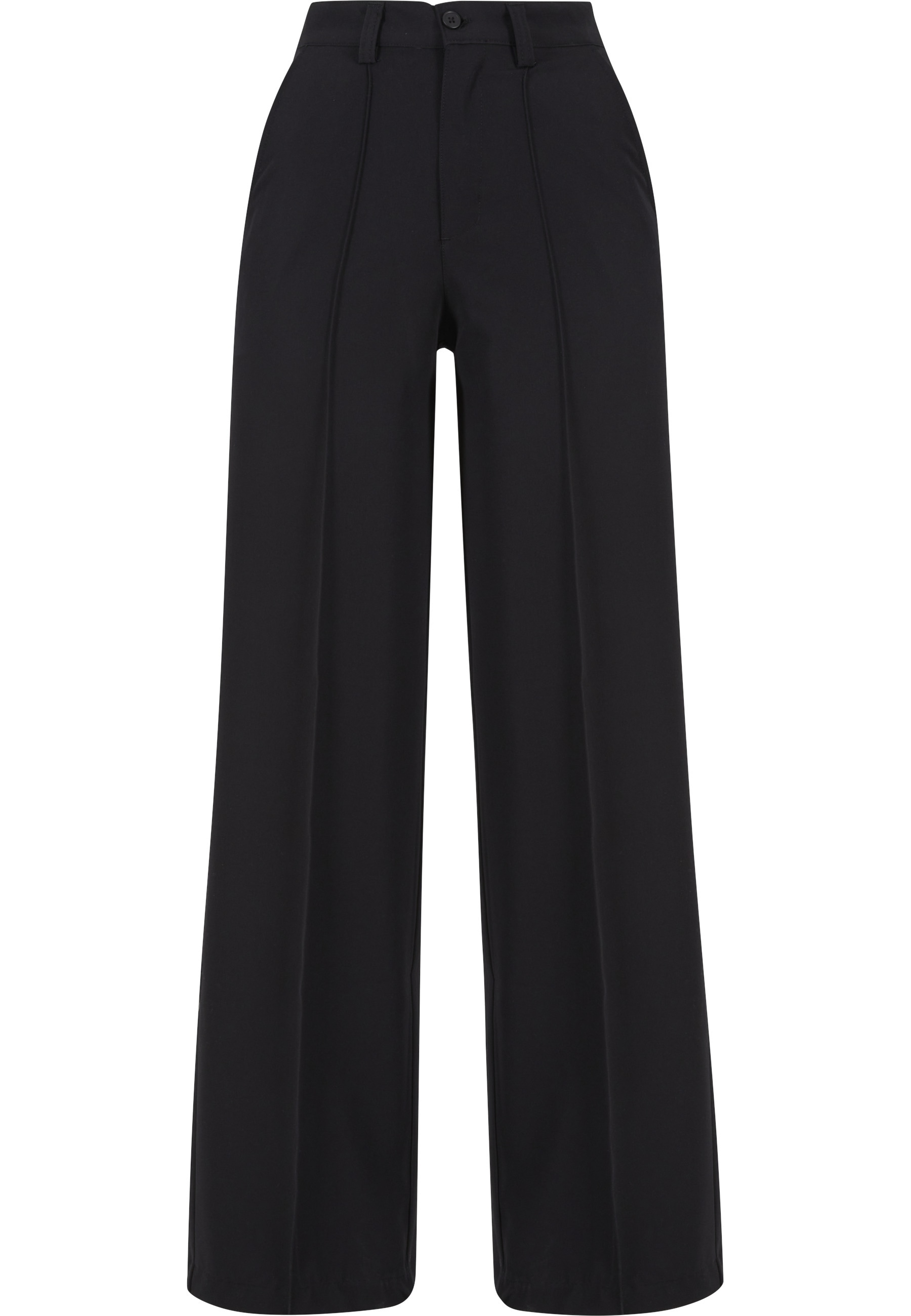 URBAN CLASSICS Stoffhose "Urban Classics Damen Ladies Wide Pleated Pants" günstig online kaufen