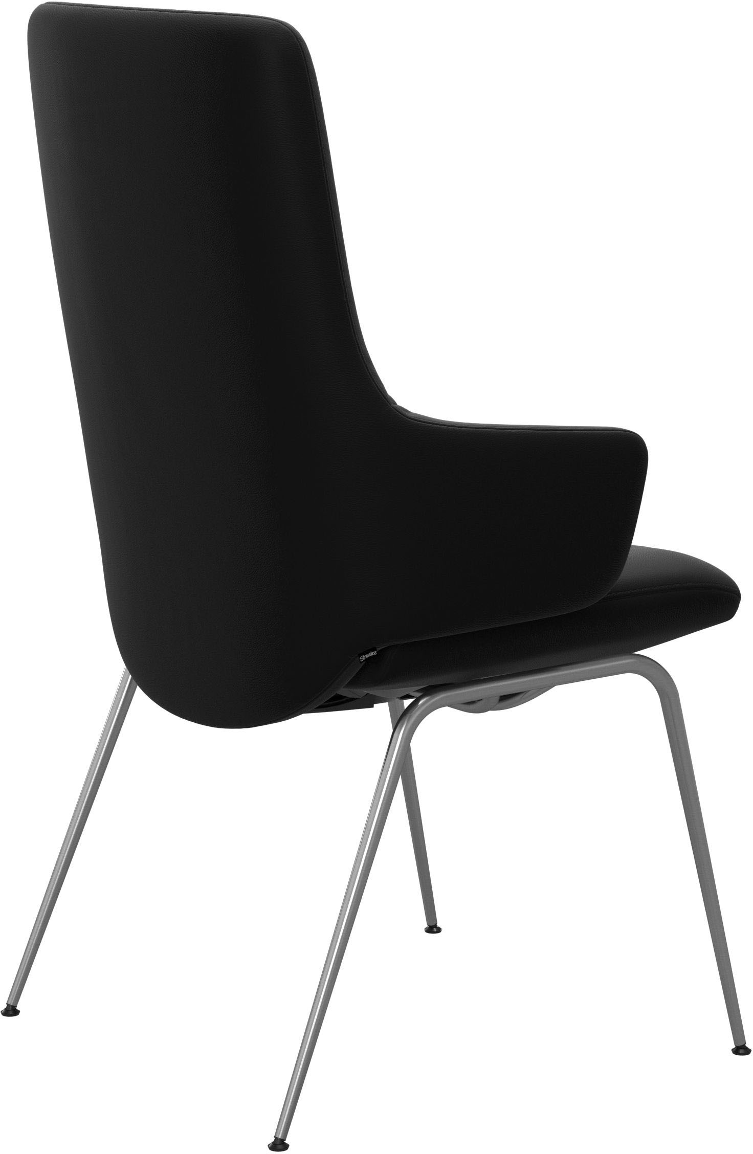 Stressless® Polsterstuhl »Laurel«, Leder PALOMA, High Back mit Armlehne, Größe L, mit Beinen aus Stahl in Schwarz matt