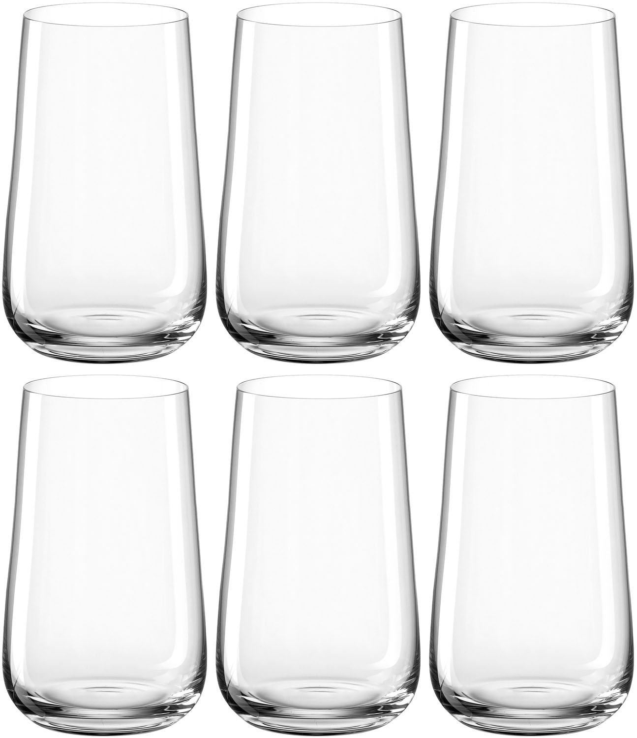 LEONARDO Longdrinkglas "BRUNELLI", (Set, 6 tlg.), 530 ml, 6-teilig