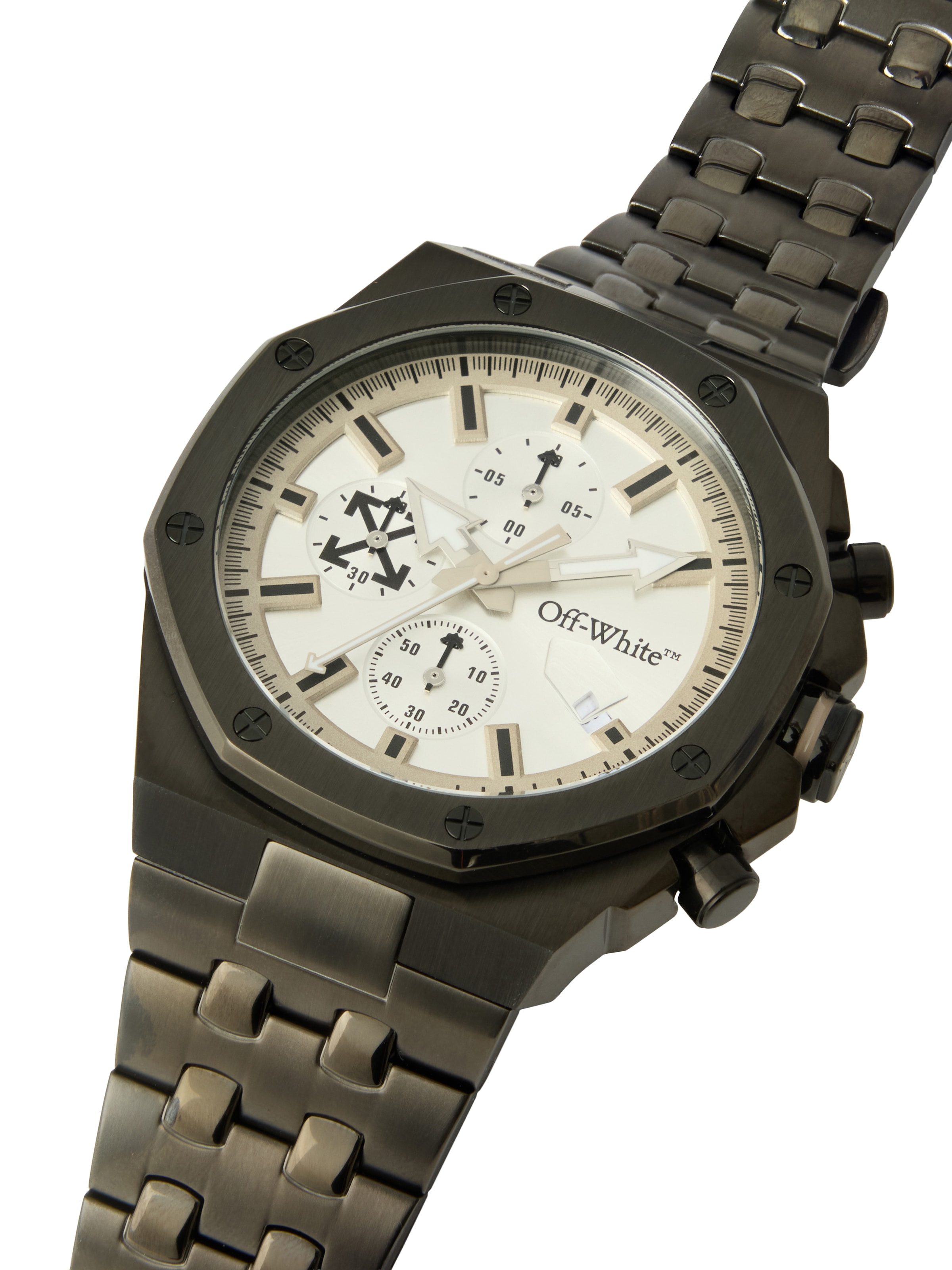 OFF-WHITE Chronograph »HIGH FREQUENCY« Quarzuhr, Armbanduhr, Herrenuhr, Edelstahlarmband, analog