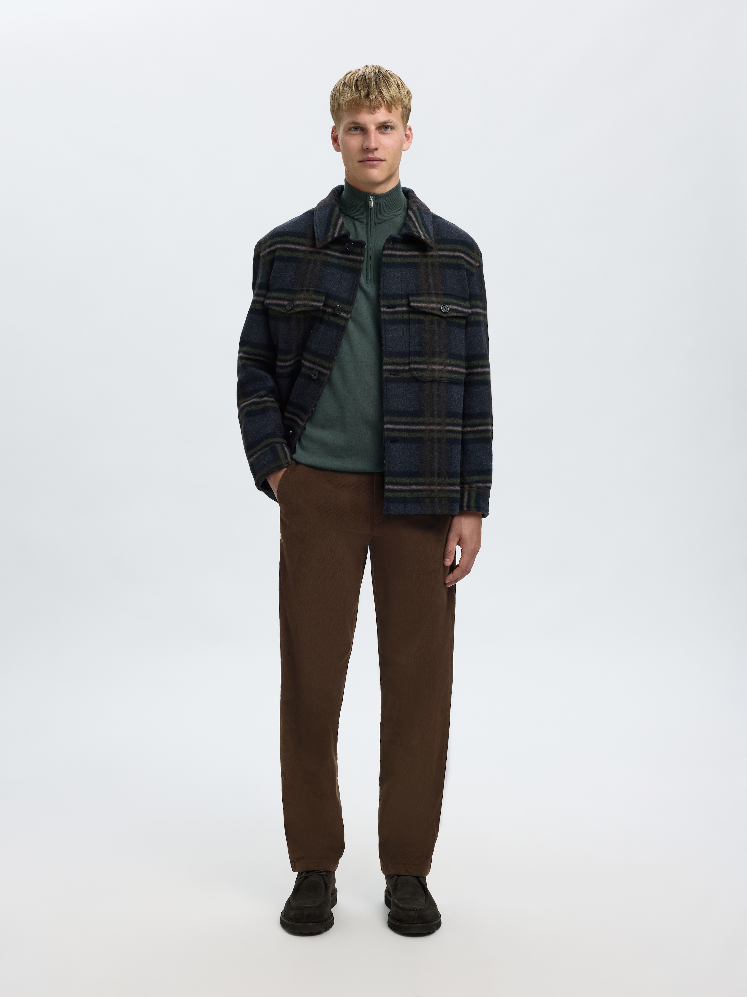 SELECTED HOMME Cordhose »SLH196-STRAIGHT MILES CORD PANT W NOOS«
