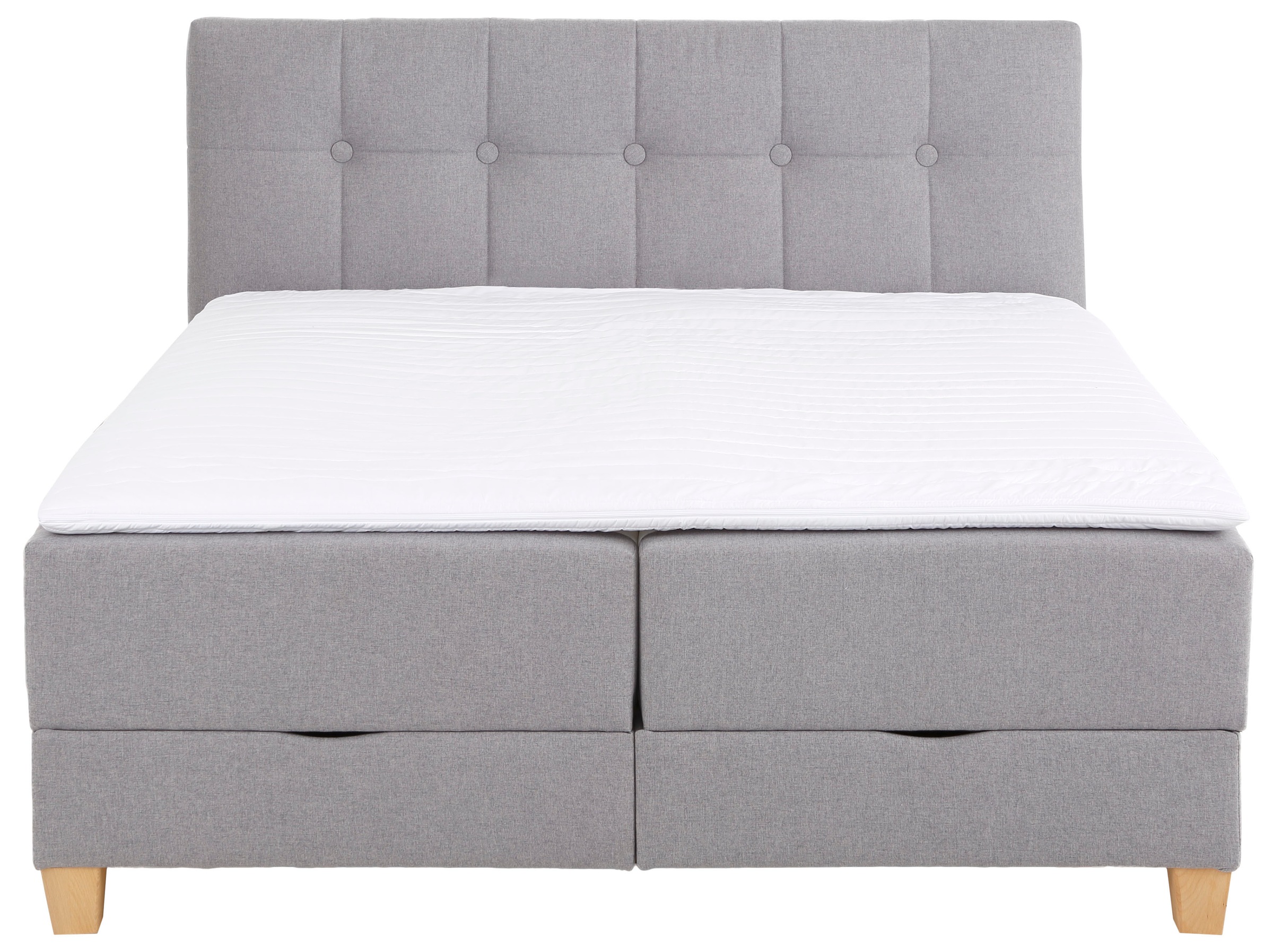 Home affaire Boxbett »Lonrai«, in H2,H3 & H4 und XXL - Überlänge 220cm wählbar, inkl. Topper