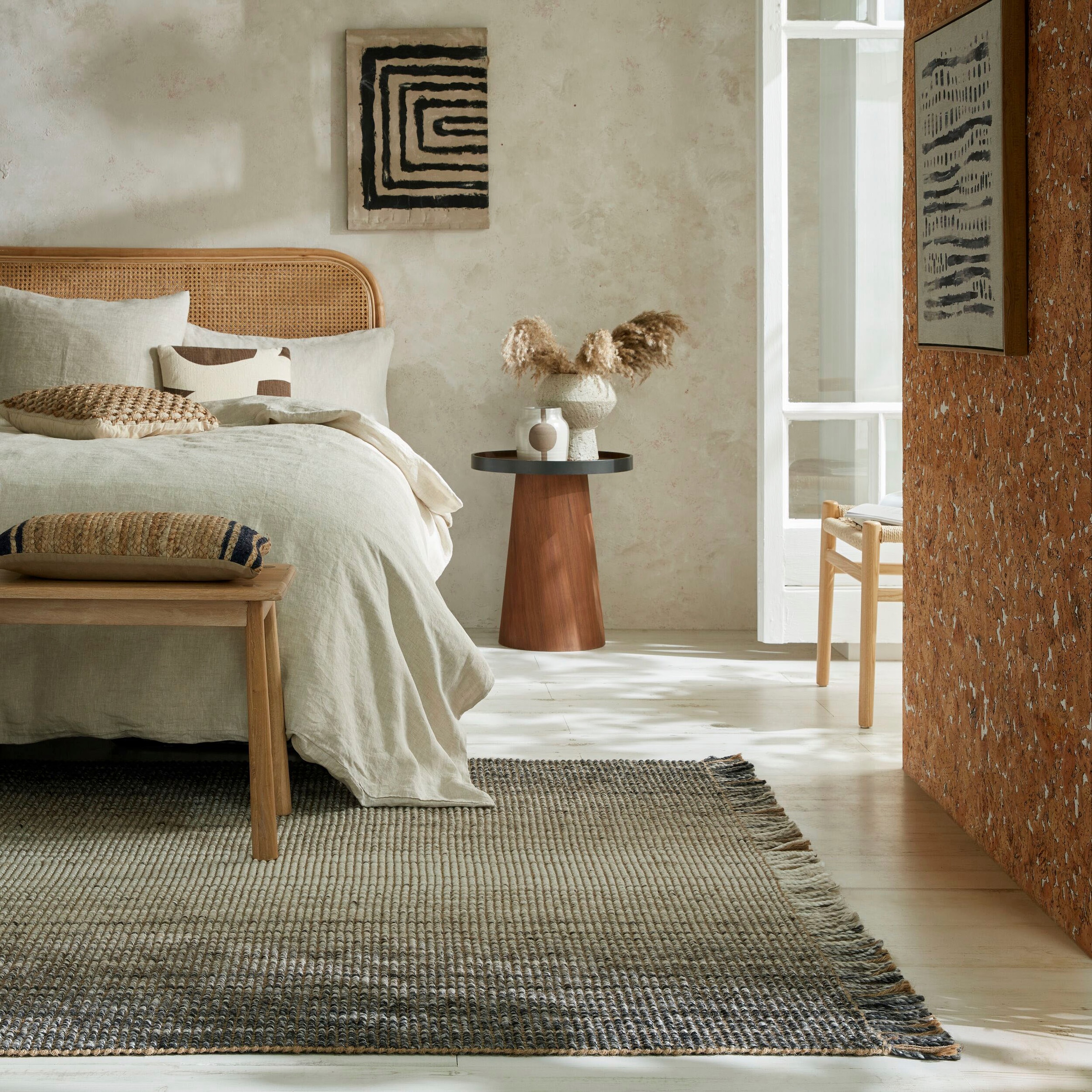 FLAIR RUGS Teppich "Jute Ombre" rechteckig 8 mm Höhe günstig online kaufen