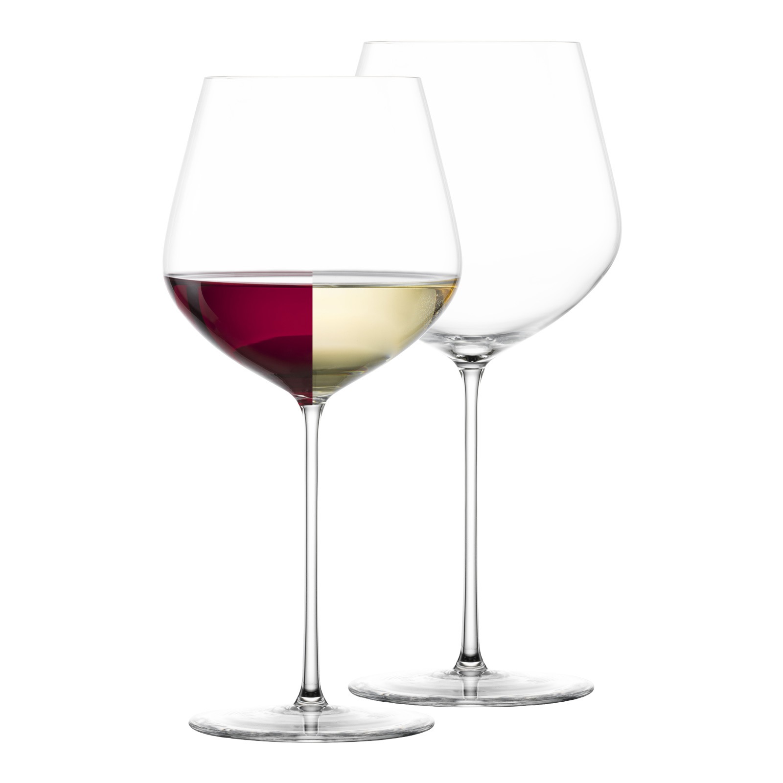 Weinglas ZWIESEL GLAS "Allround Weingläser VUELO 640 ml 2er Set transparent", bunt (transparent), B:10,5cm H:22,6cm Ø:10,5cm, Glas, Trinkgefäße, Weinglas, Spülmaschinengeeignet