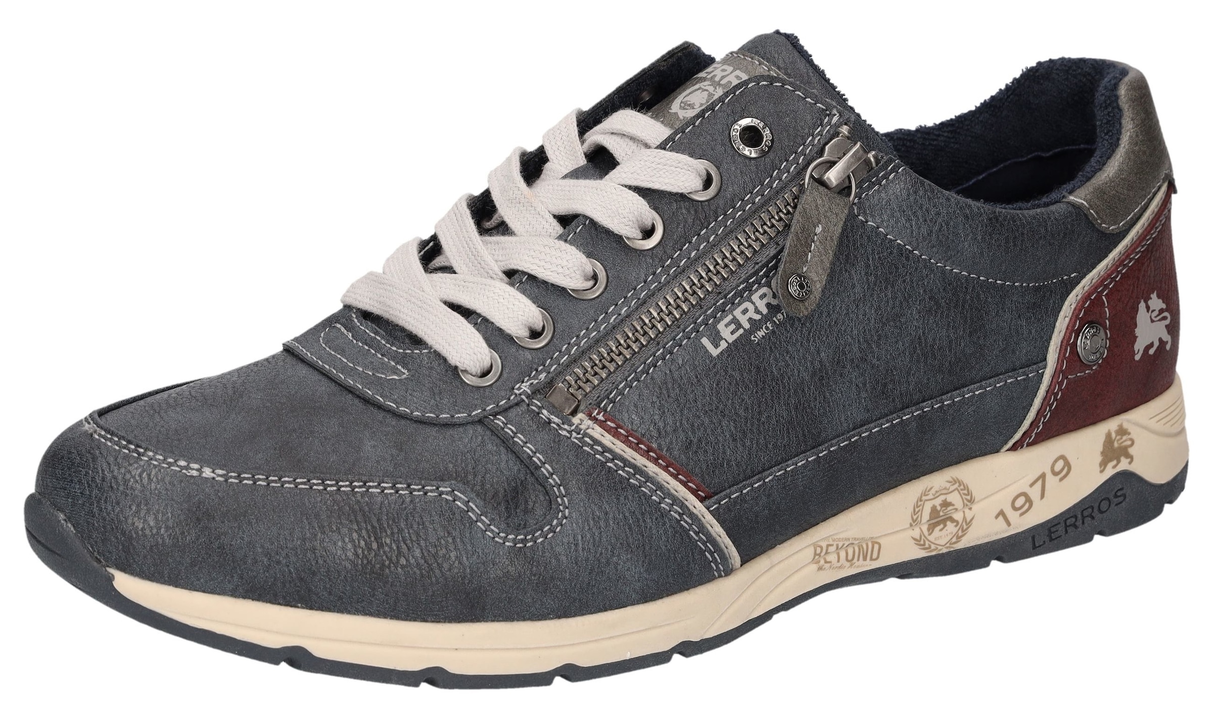 LERROS Sneaker, Schnürschuh, Freizeitschuh, Halbschuh mit Reißverschluss günstig online kaufen