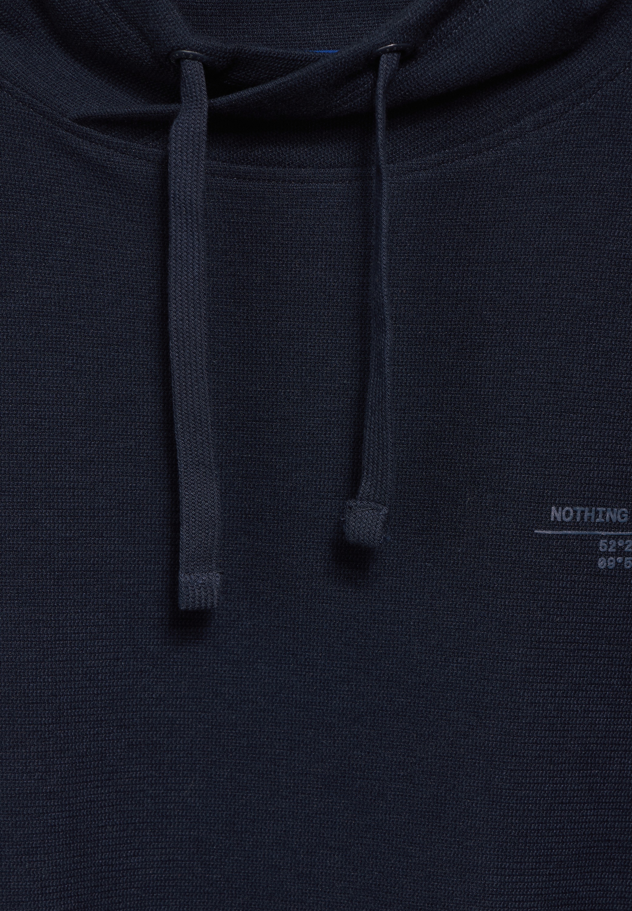 STREET ONE MEN Sweatshirt, im angenehmen Materialmix