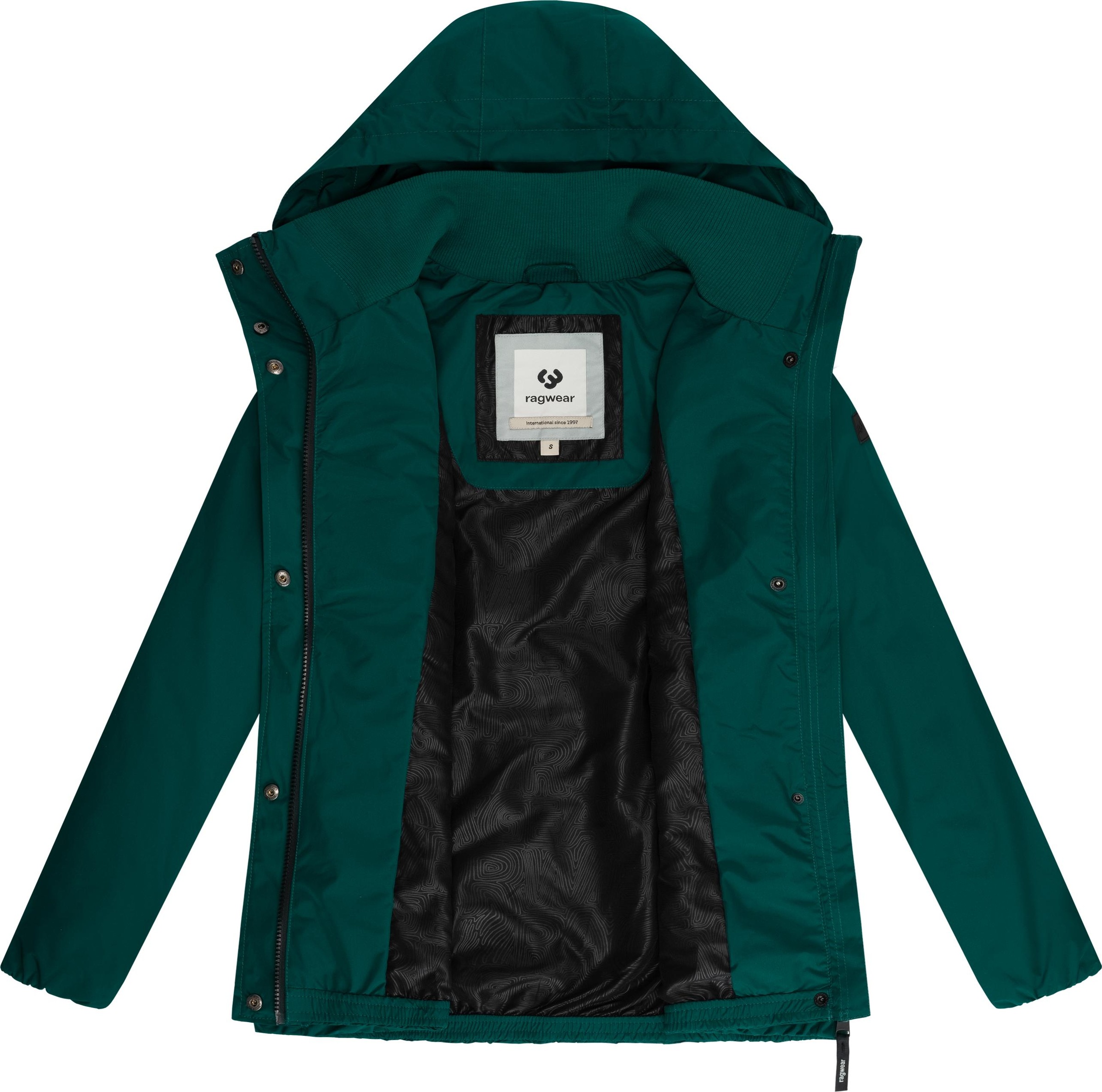 Ragwear Outdoorjacke »Sunniva A«, mit Kapuze, Wasserdichte und atmungsaktive Übergangsjacke