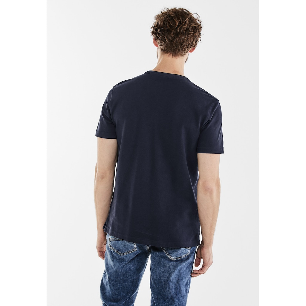 STREET ONE MEN T-Shirt, in Unifarbe