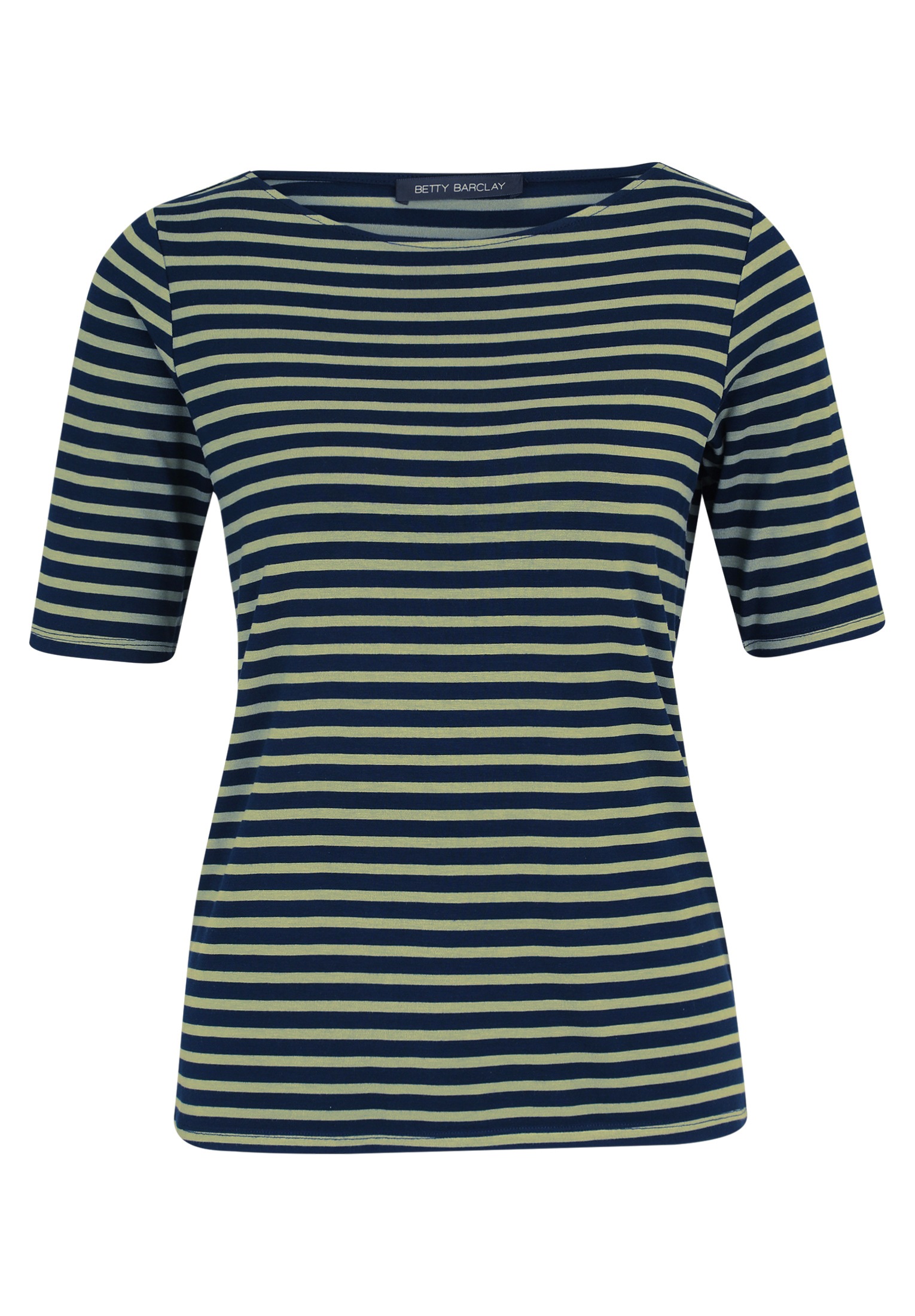 Betty Barclay Kurzarmshirt "Betty Barclay Ringelshirt mit U-Boot-Ausschnitt günstig online kaufen
