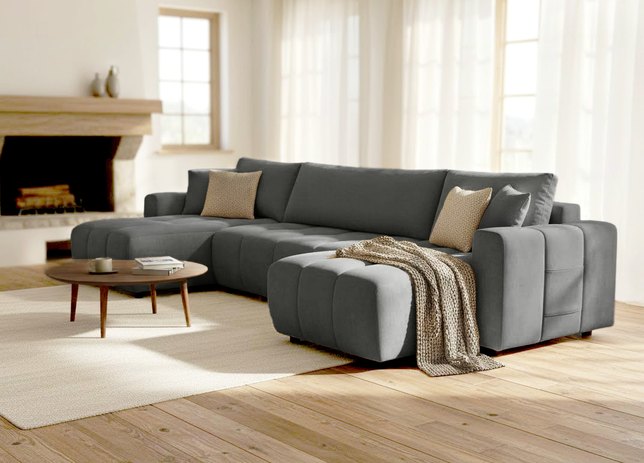 OTTO home Wohnlandschaft "YLVAA U-Form, 311 cm - OTTO. Verlässliche Qualitä günstig online kaufen