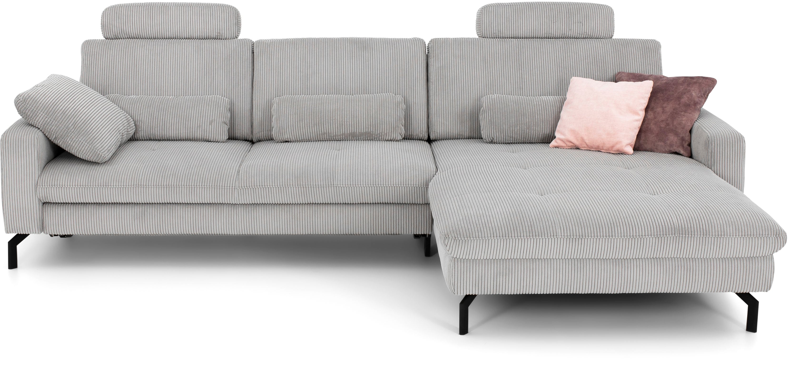 Die PlanBar Ecksofa "MP-IN20110 L-Form mit Kaltschaum-Polsterung" optional mit Funktionen erhältlich