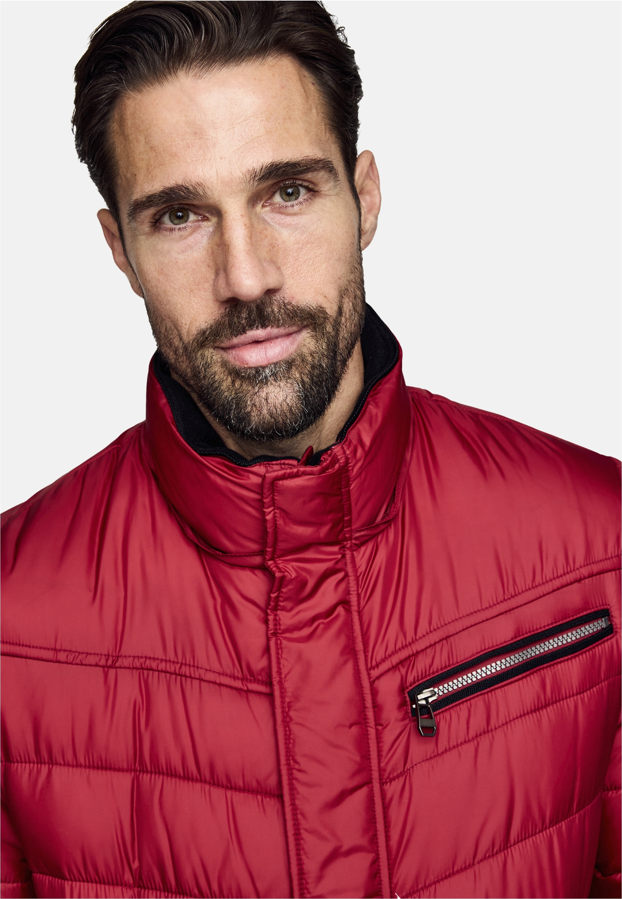 New Canadian Steppjacke, mit Fleece-Einsatz am Innenkragen
