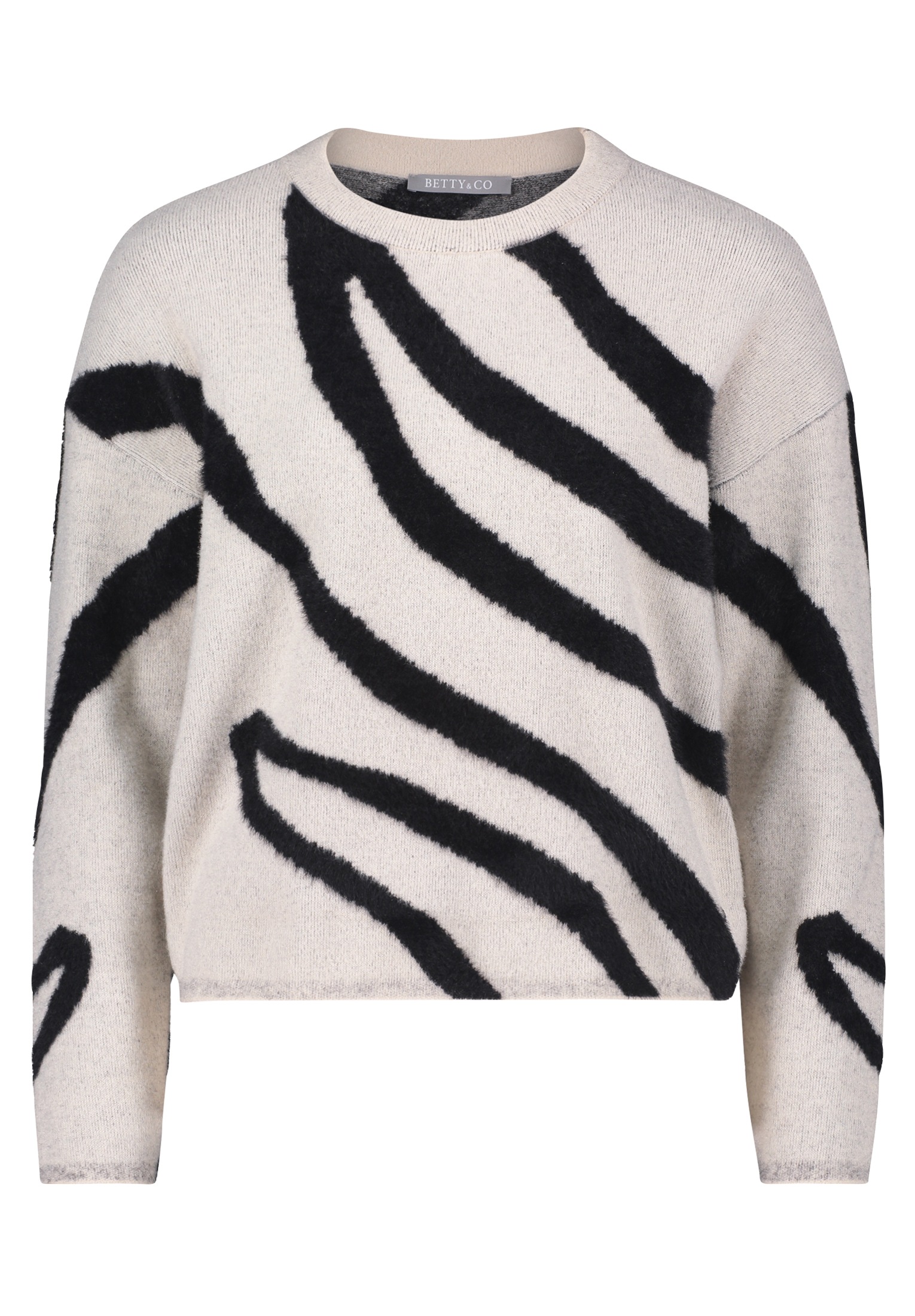 Betty&Co Strickpullover "Damen mit Jacquard" 1 Stk. Jacquard günstig online kaufen