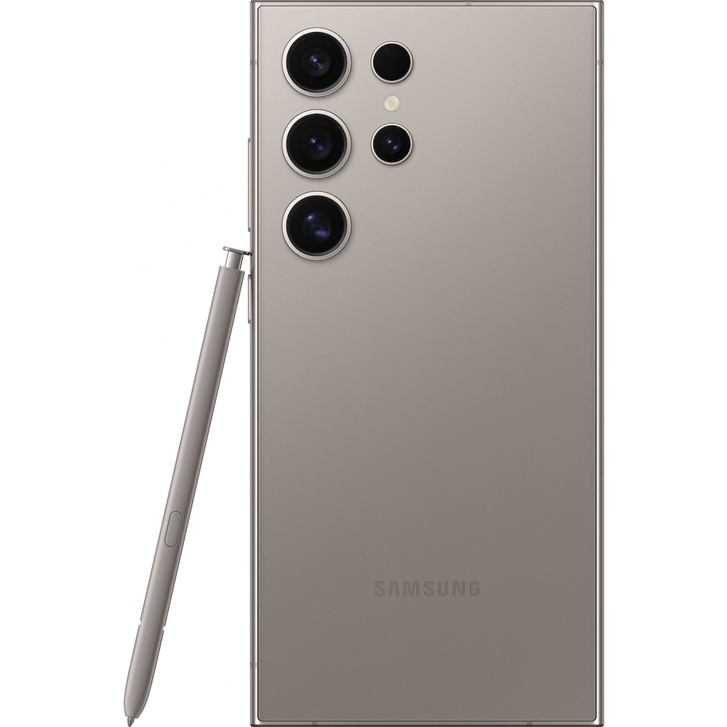 Samsung Smartphone »Galaxy S24 Ultra 256GB«, Titanium Gray, 17,25 cm/6,8 Zoll, 256 GB Speicherplatz, 200 MP Kamera, AI-Funktionen