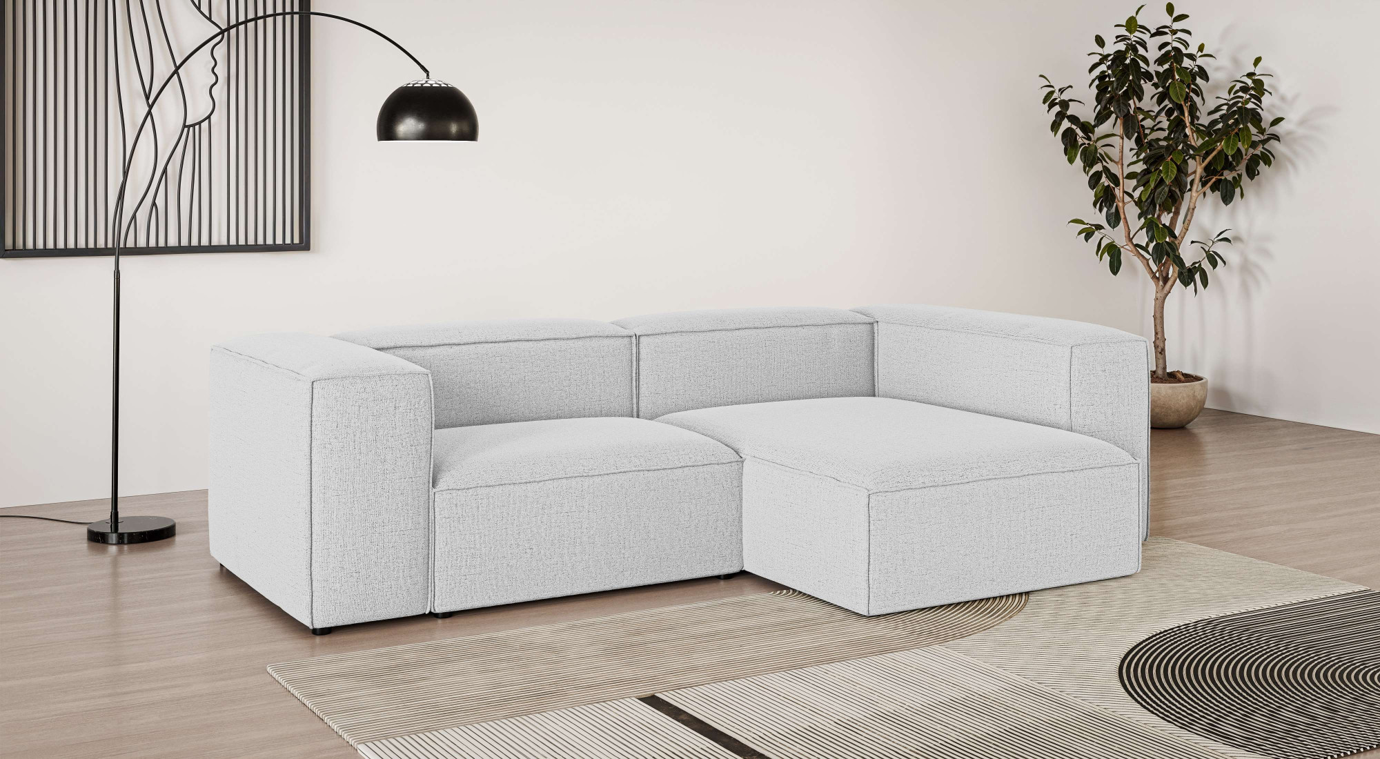 OTTO home Ecksofa "HAILY L-Form links/rechts, Modularsofa, Sitztiefe 70/130 cm" als Modul oder separat verwendbar, für individuelle Zusammenstellung