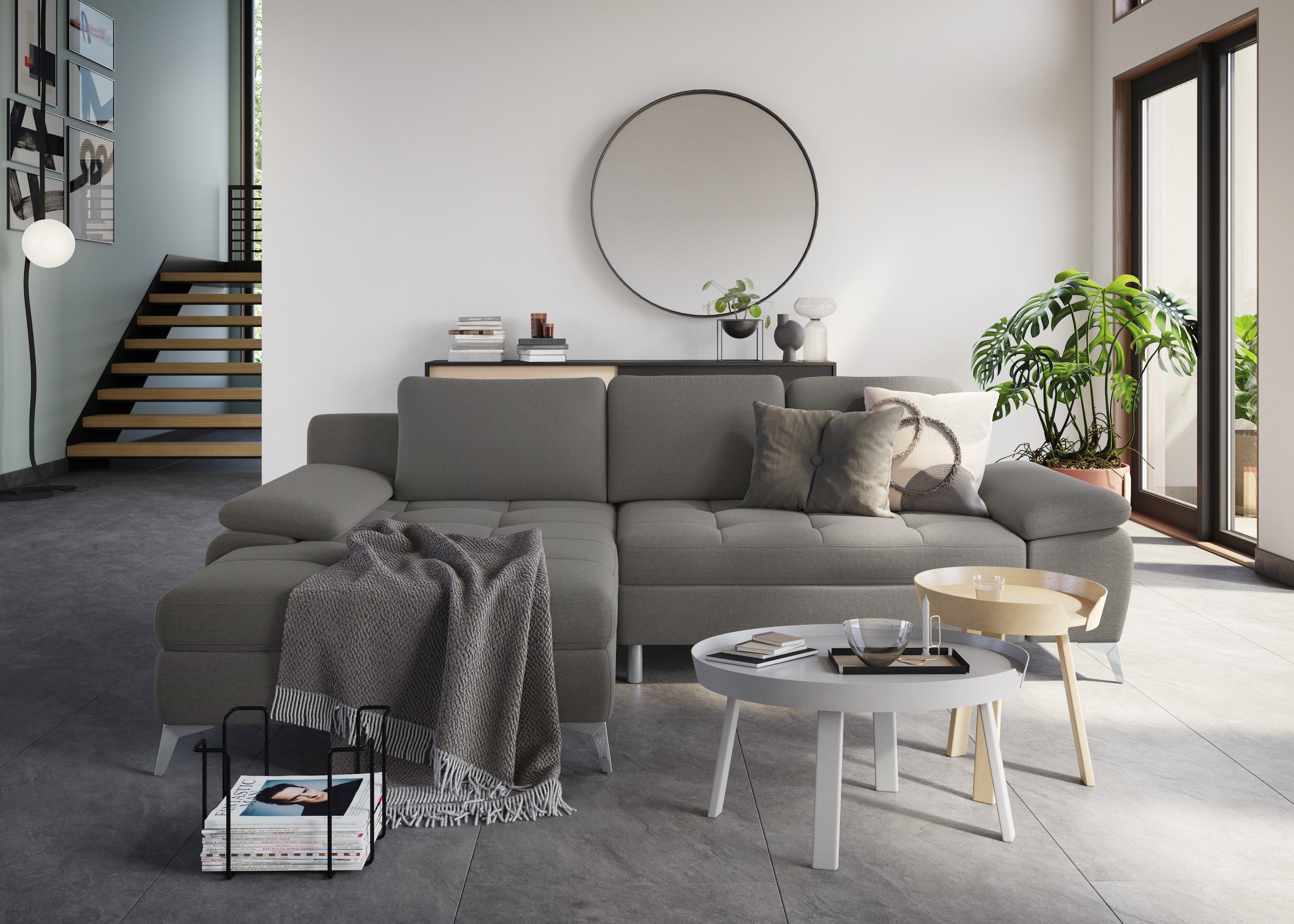 sit&more Ecksofa "Latigo L-Form", mit Recamiere, wahlweise mit Bettfunktion günstig online kaufen