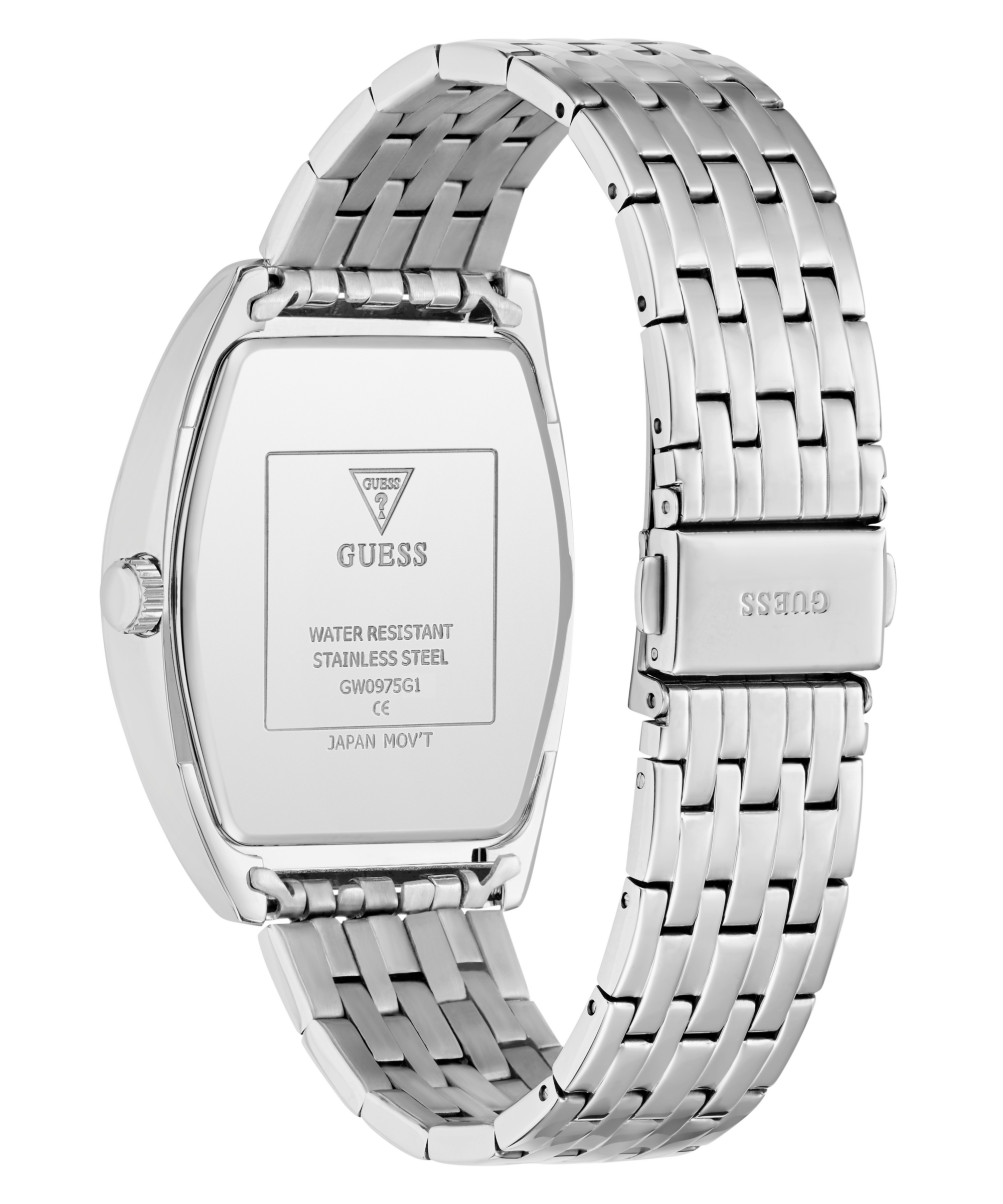 Guess Multifunktionsuhr »GABRIEL« Quarzuhr, Armbanduhr, Herrenuhr, Edelstahlarmband, Datum