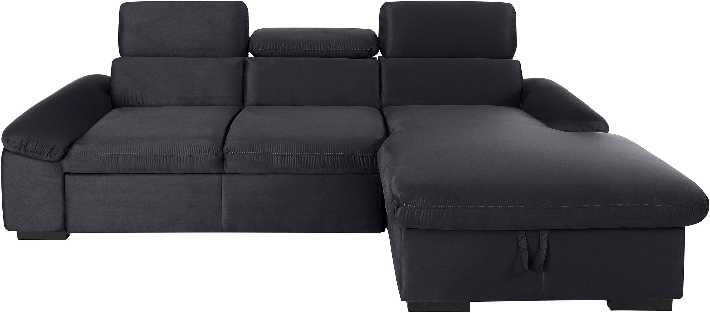 COTTA Ecksofa "Lola L-Form mit Kopfteilfunktion & Hocker" wahlweise mit Bet günstig online kaufen