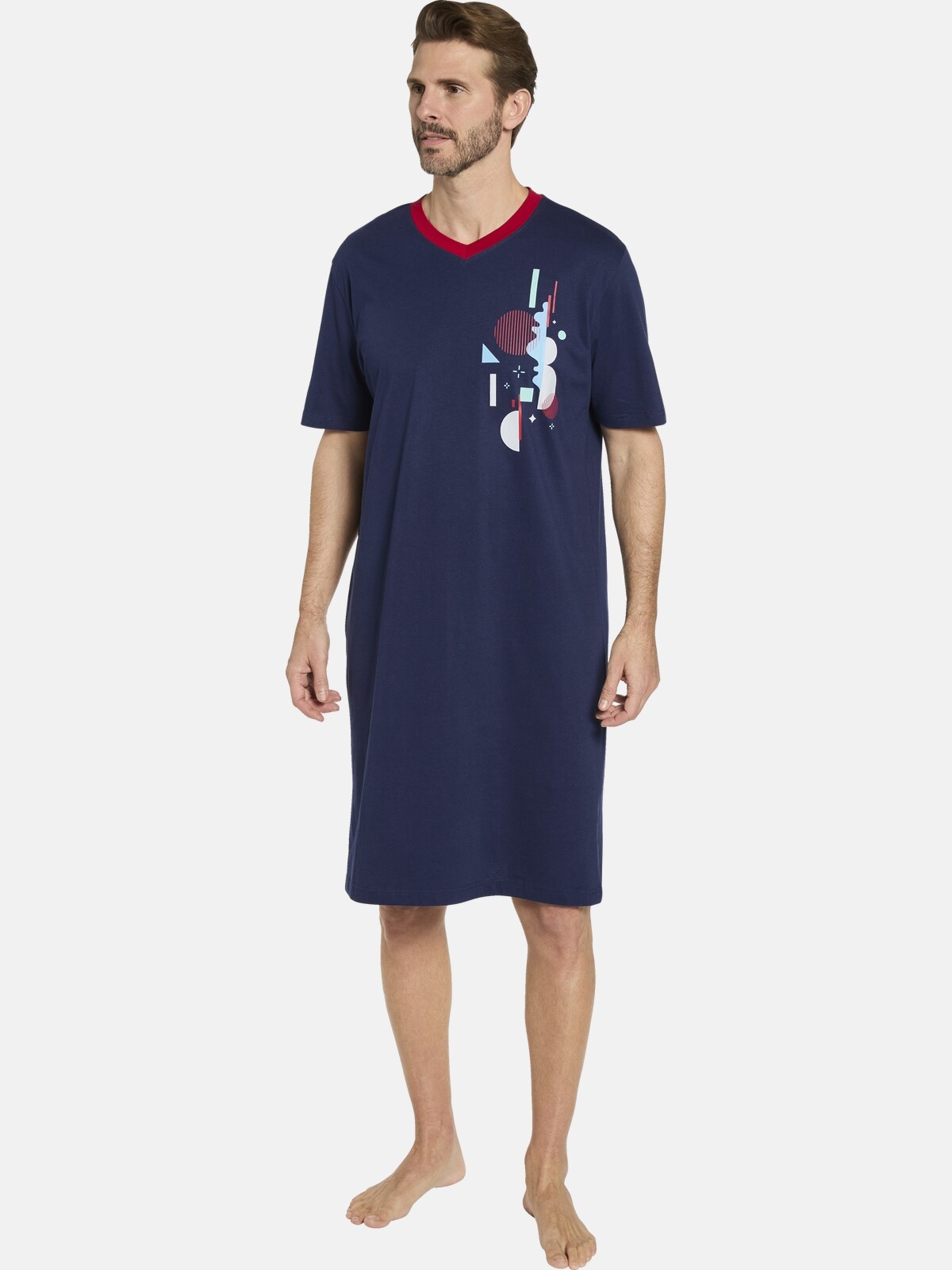 Pyjama »Doppelpack Nachthemd VIERTO«, (2 tlg.)