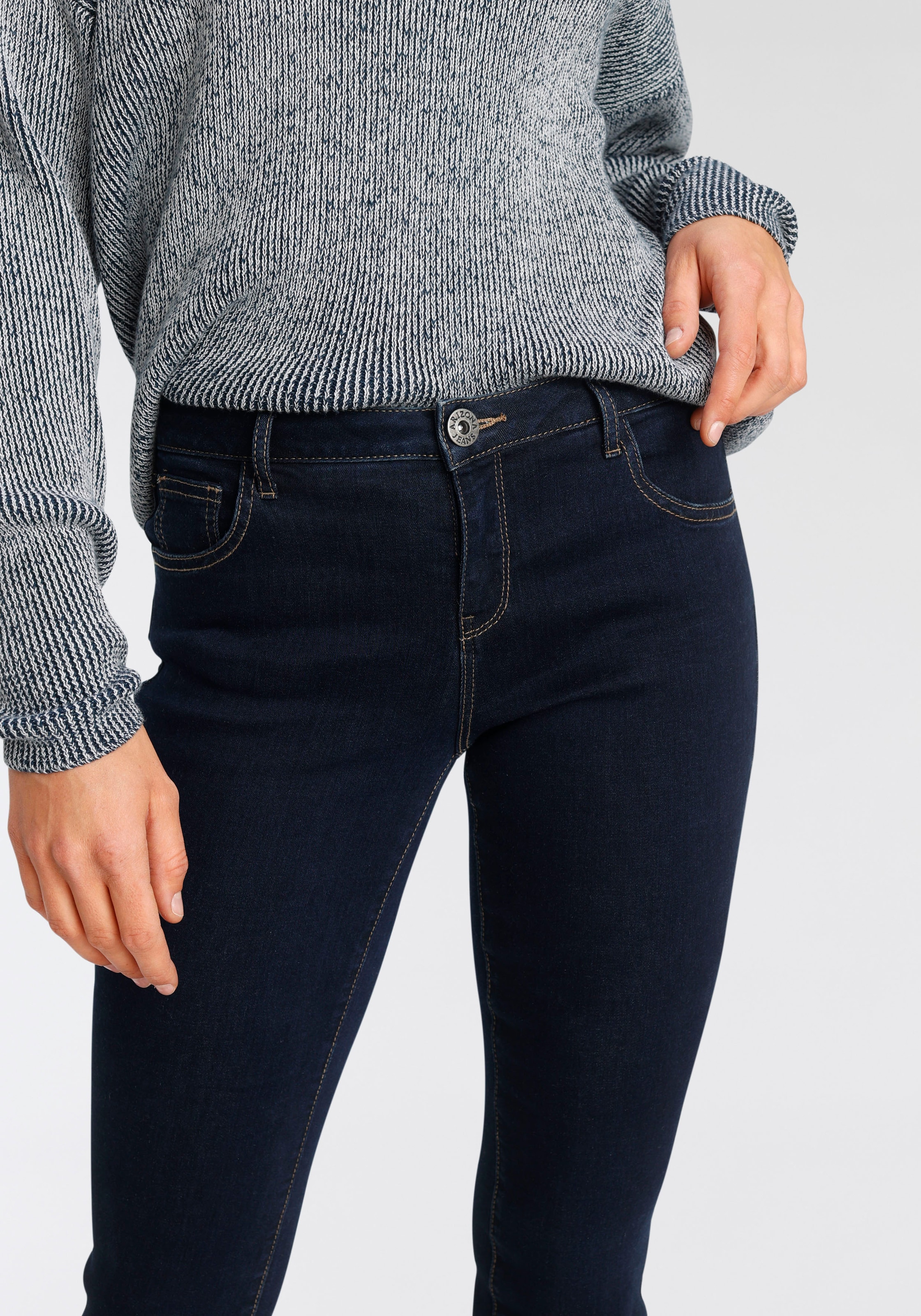 BAUR Bootcut-Jeans Arizona | kaufen Mid-Waist »Ultra-Stretch«,