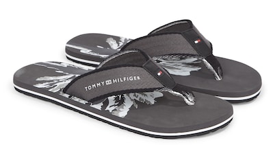 Zehentrenner »HILFIGER PALM PRINT BEACH SANDAL«