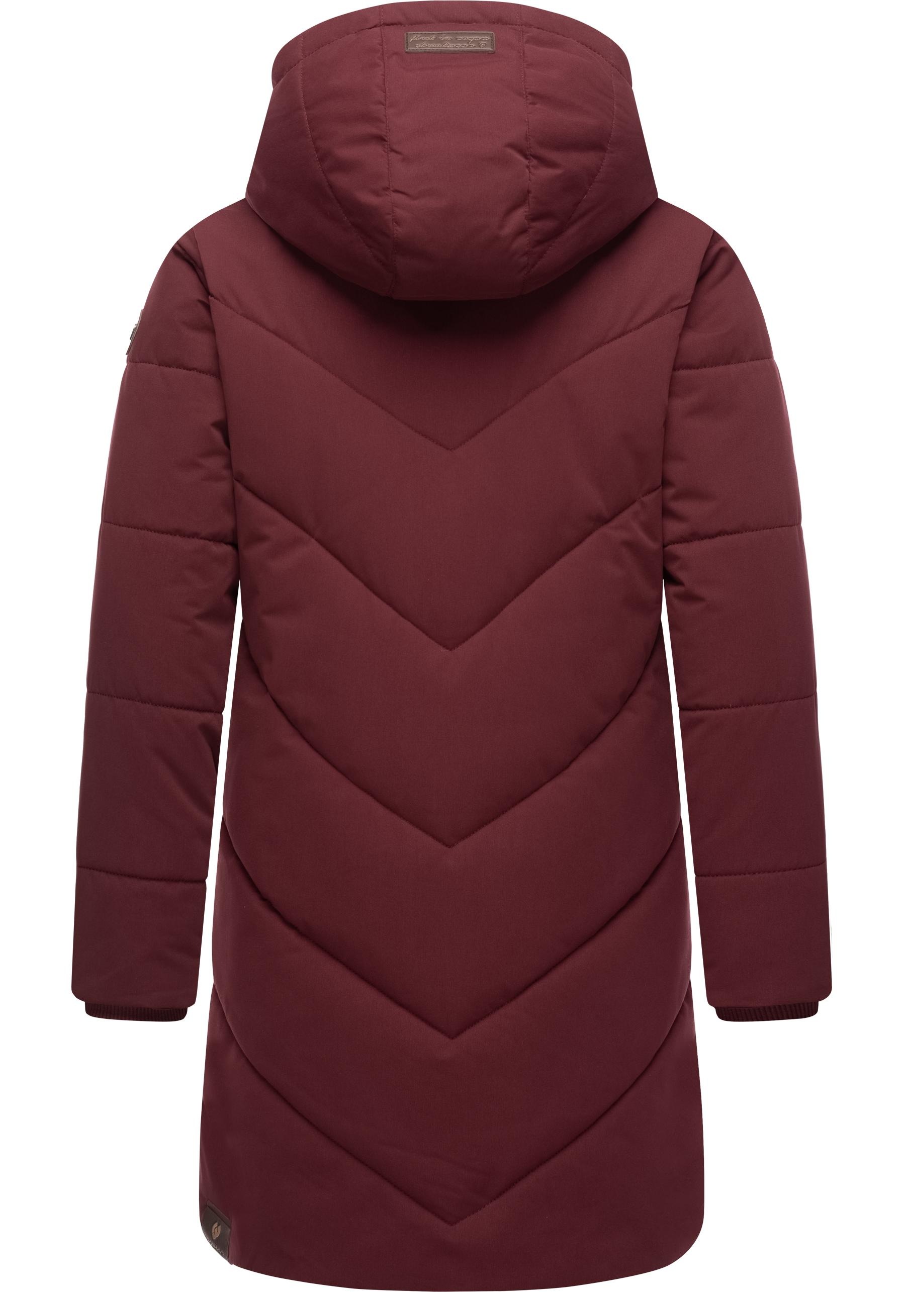 Ragwear Winterjacke »Rebbie« mit Kapuze wasserdichte Winter Outdoorjacke mit abnehmbarer Kapuze