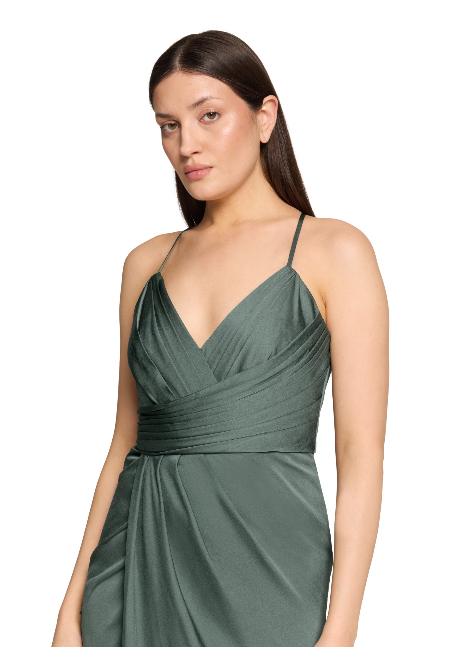 Vera Mont Abendkleid »Damen mit Raffung« Ohne Tasche Material