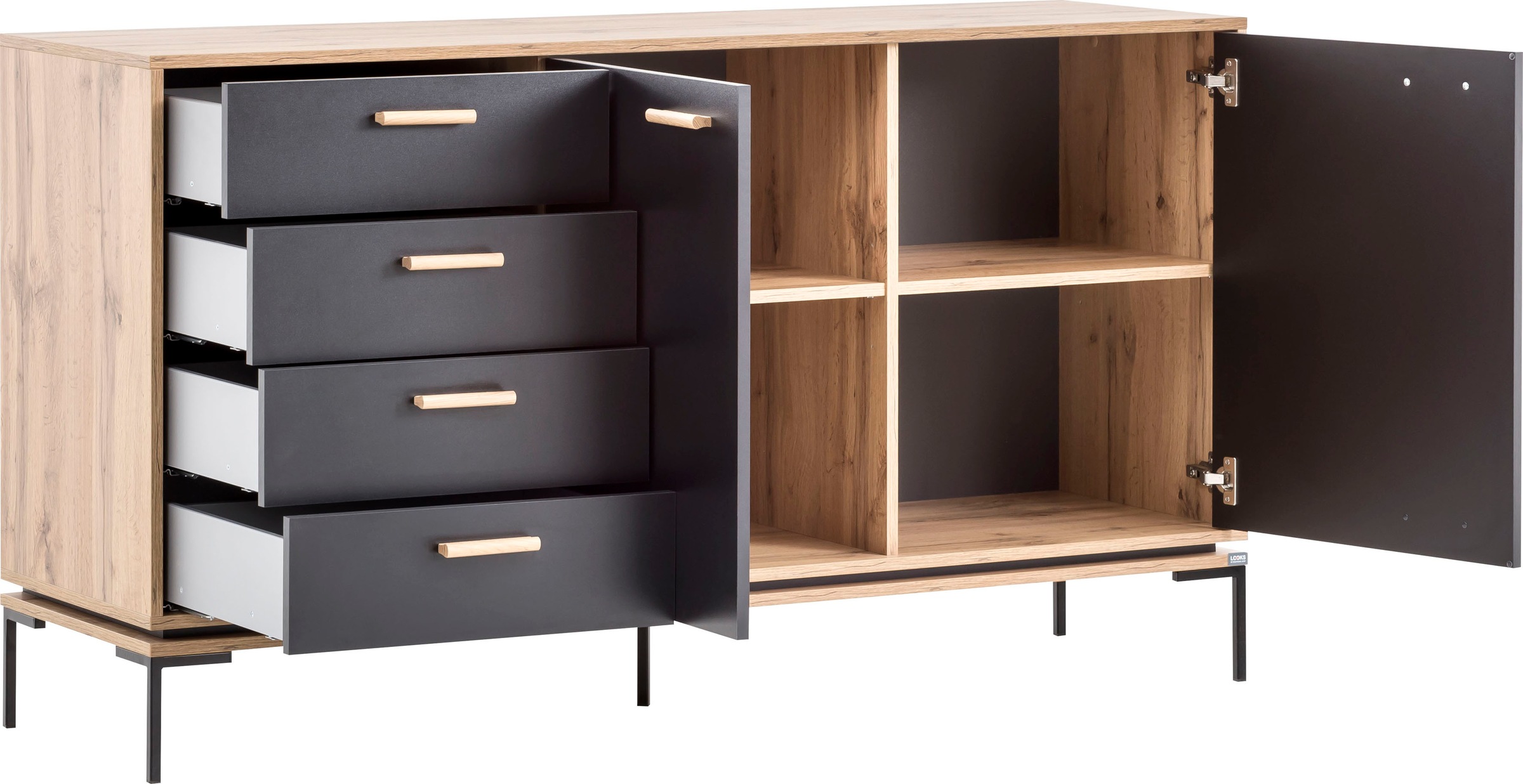 Thumbnail - LOOKS by Wolfgang Joop Sideboard "Looks", Breite 154,6 cm
