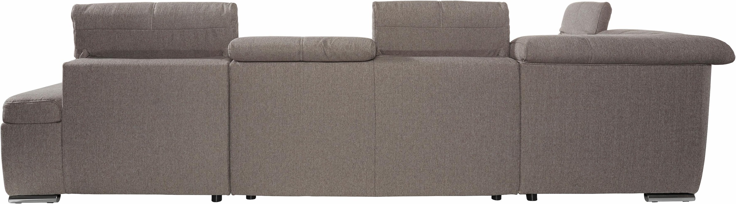 sit&more Wohnlandschaft »Mistral U-Form«, wahlweise mit Bettfunktion, inklusive Kopfteilverstellung