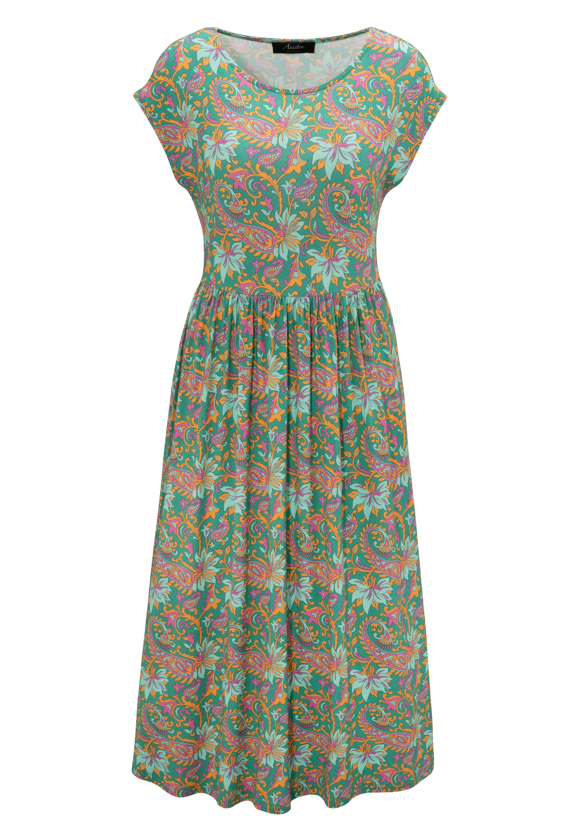 Aniston CASUAL Sommerkleid, mit extravagantem Paisley-Muster bedruckt