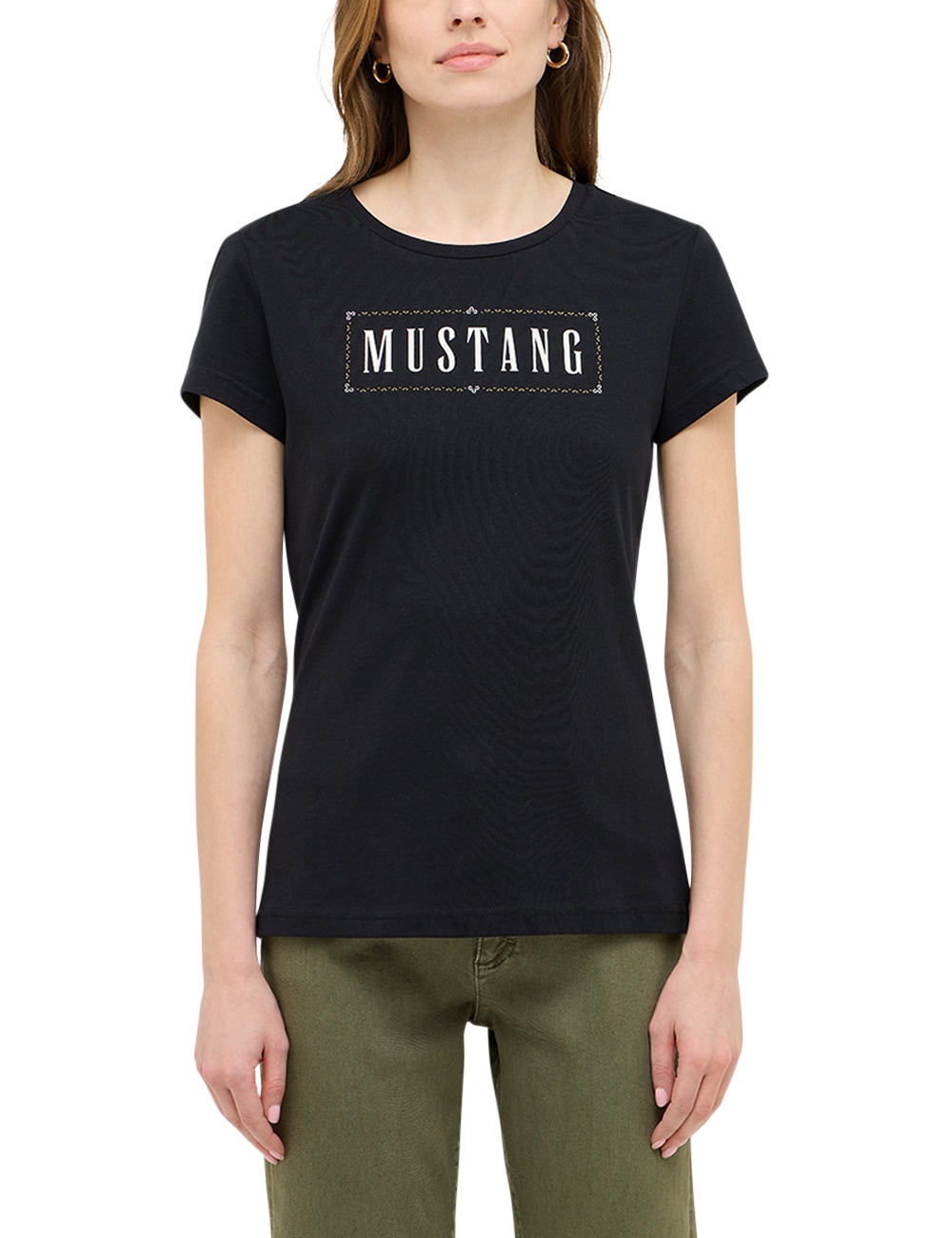 MUSTANG Kurzarmshirt "Damen Style Loa" günstig online kaufen