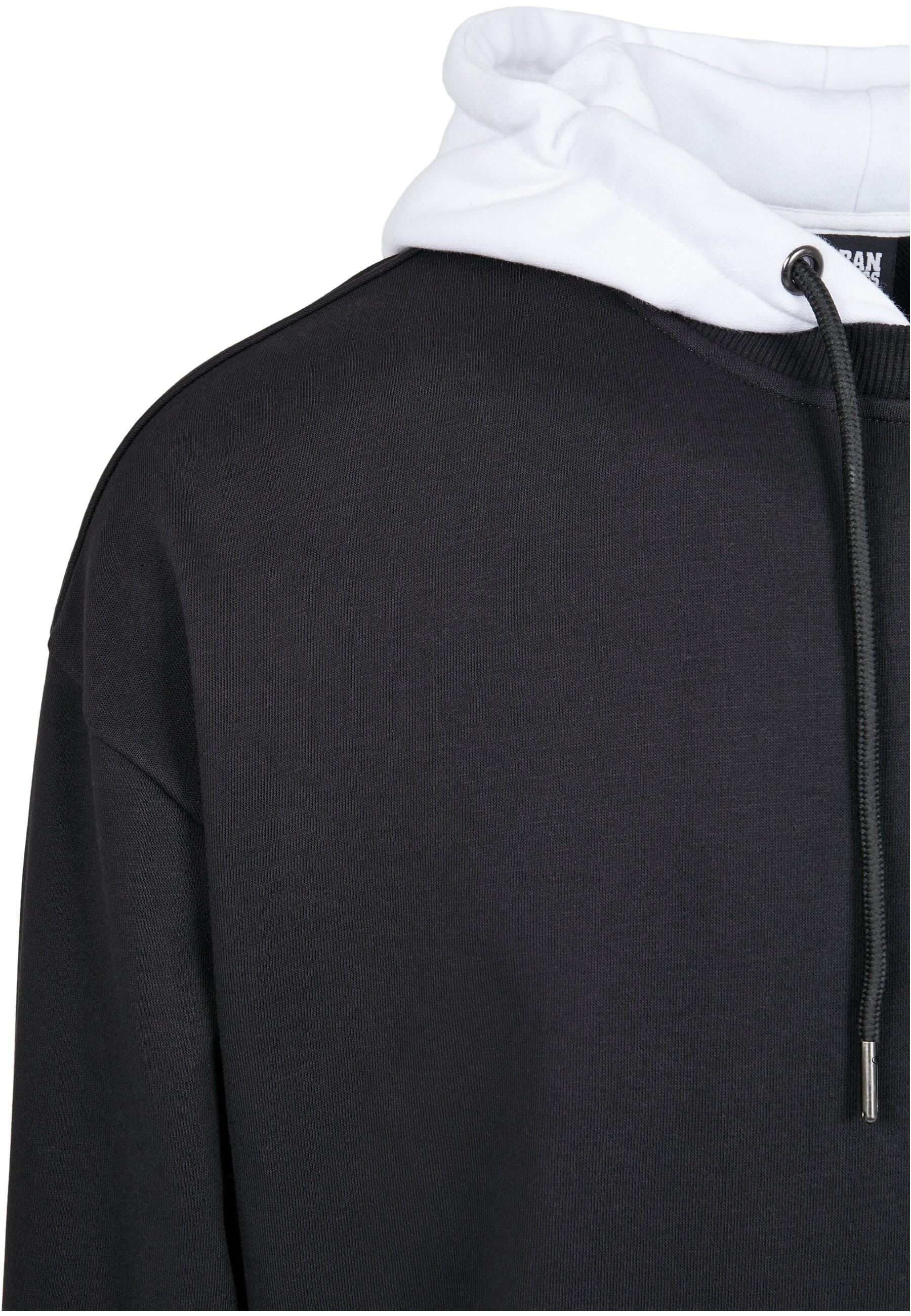 URBAN CLASSICS Rundhalspullover »Urban Classics Herren Oversized Hooded Crew«, (1 tlg.)