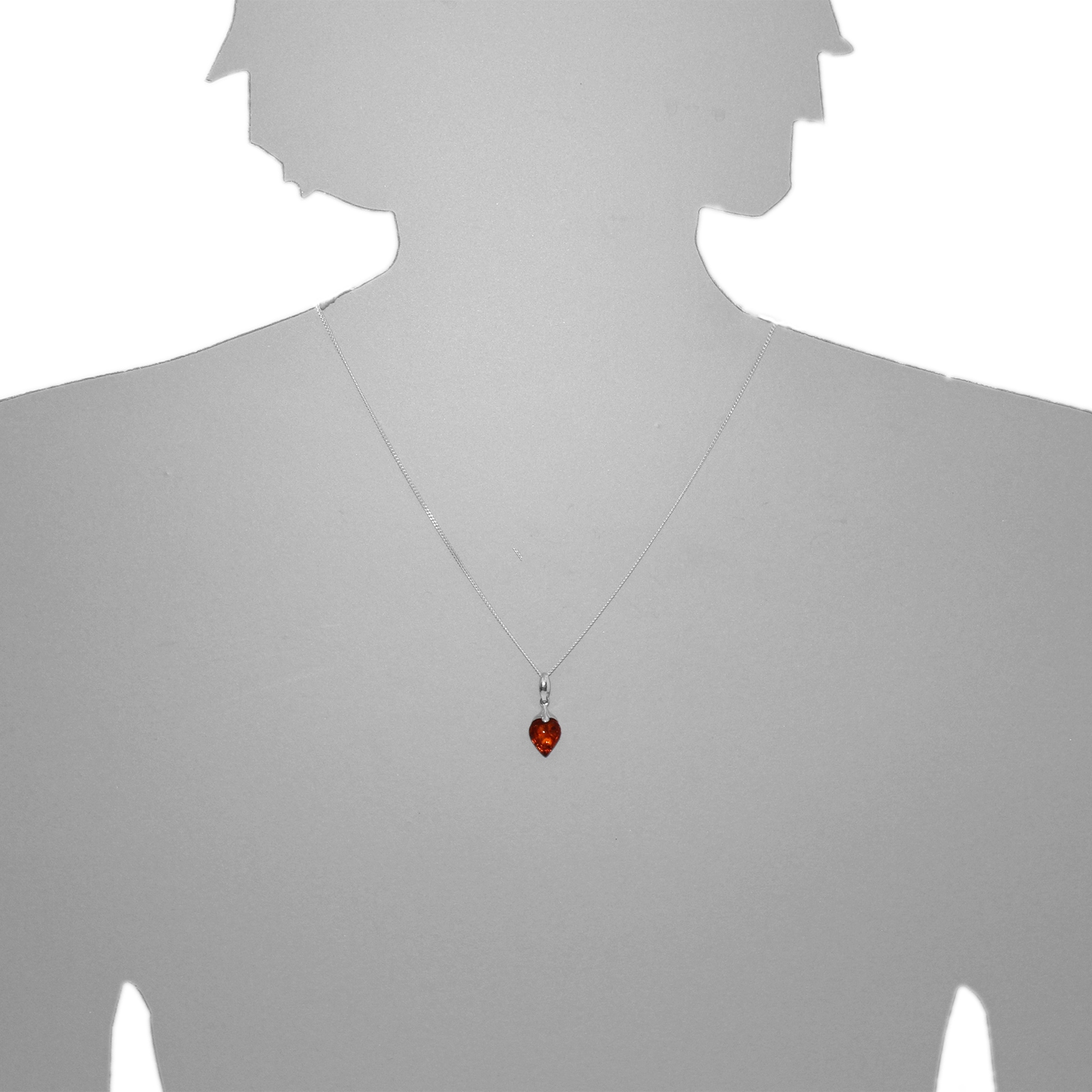 OSTSEE-SCHMUCK Kettenanhänger »- Lene - Silber 925/000 - Bernstein«