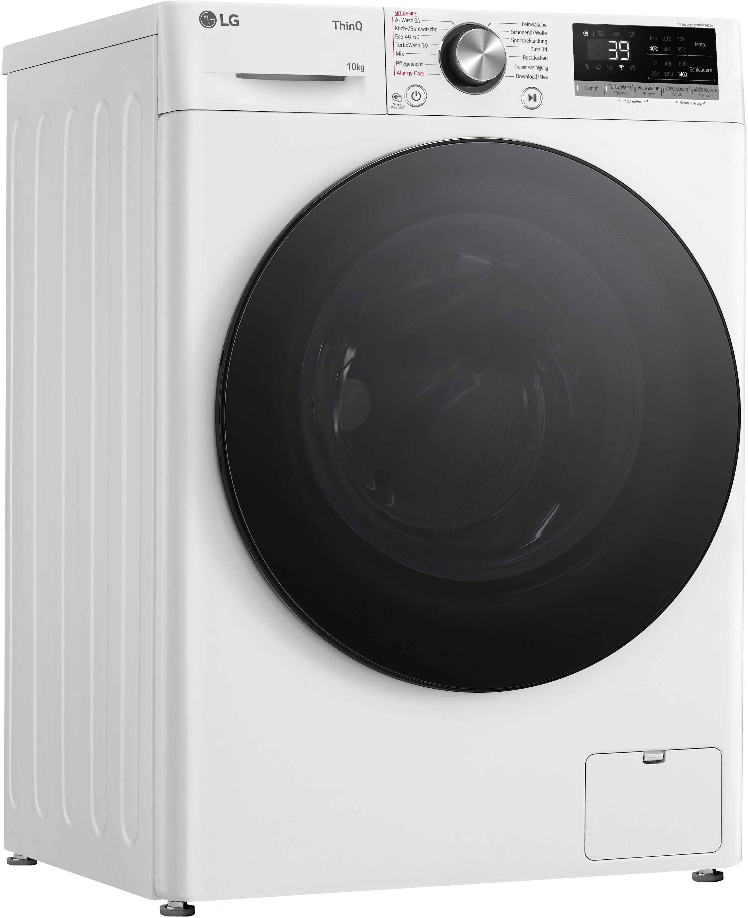 LG Waschmaschine Serie 7 »F4WR700Y«, 10 kg, 1400 U/min, Steam-Funktion