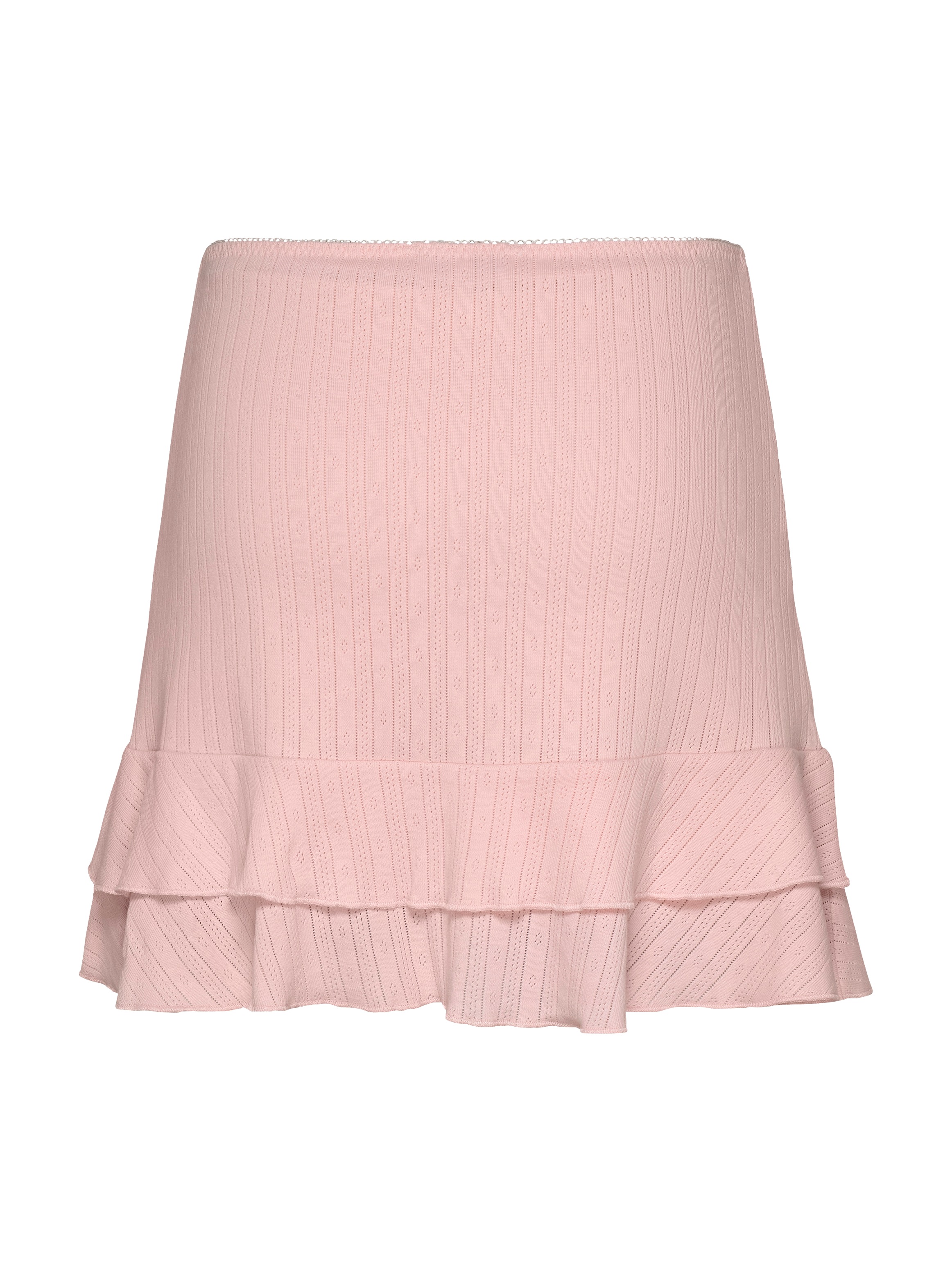 Tommy Jeans Minirock »TJW POINTELLE MINI SKIRT EXT«, mit Lochmuster, mit Volants