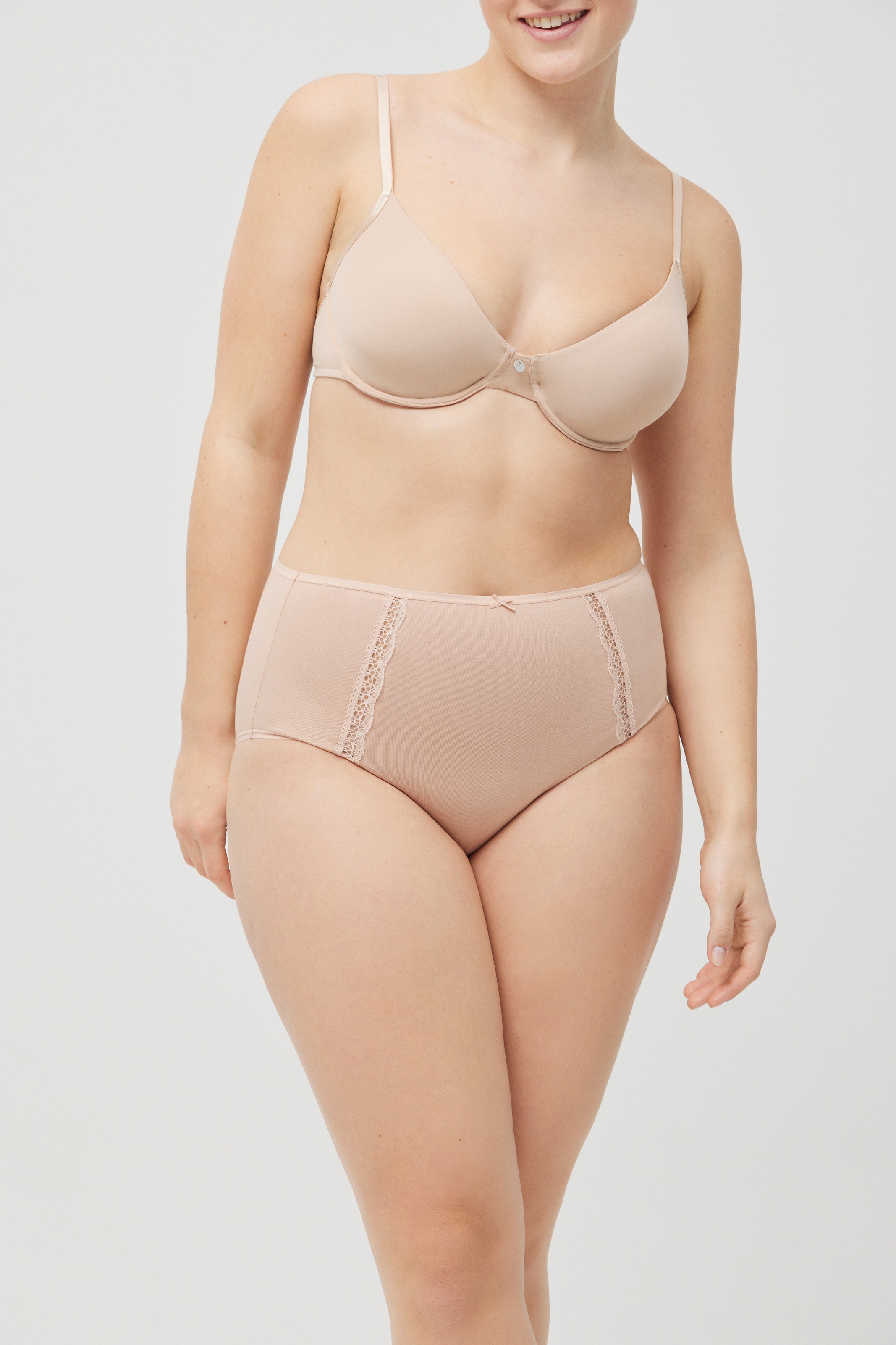 YSABEL MORA Taillenslip 3er Pack, Spitze, elastisch, weich, formend, Baumwo günstig online kaufen