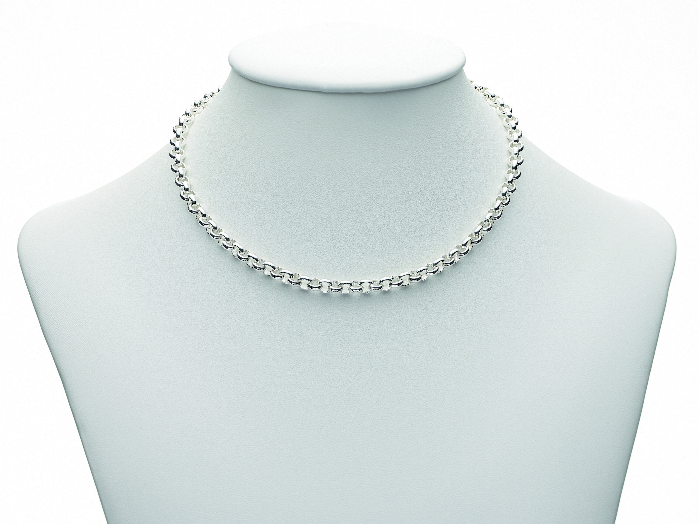 Silberkette »925 Silber Erbs Halskette 50 cm Ø 5 mm«, Silberschmuck für Damen