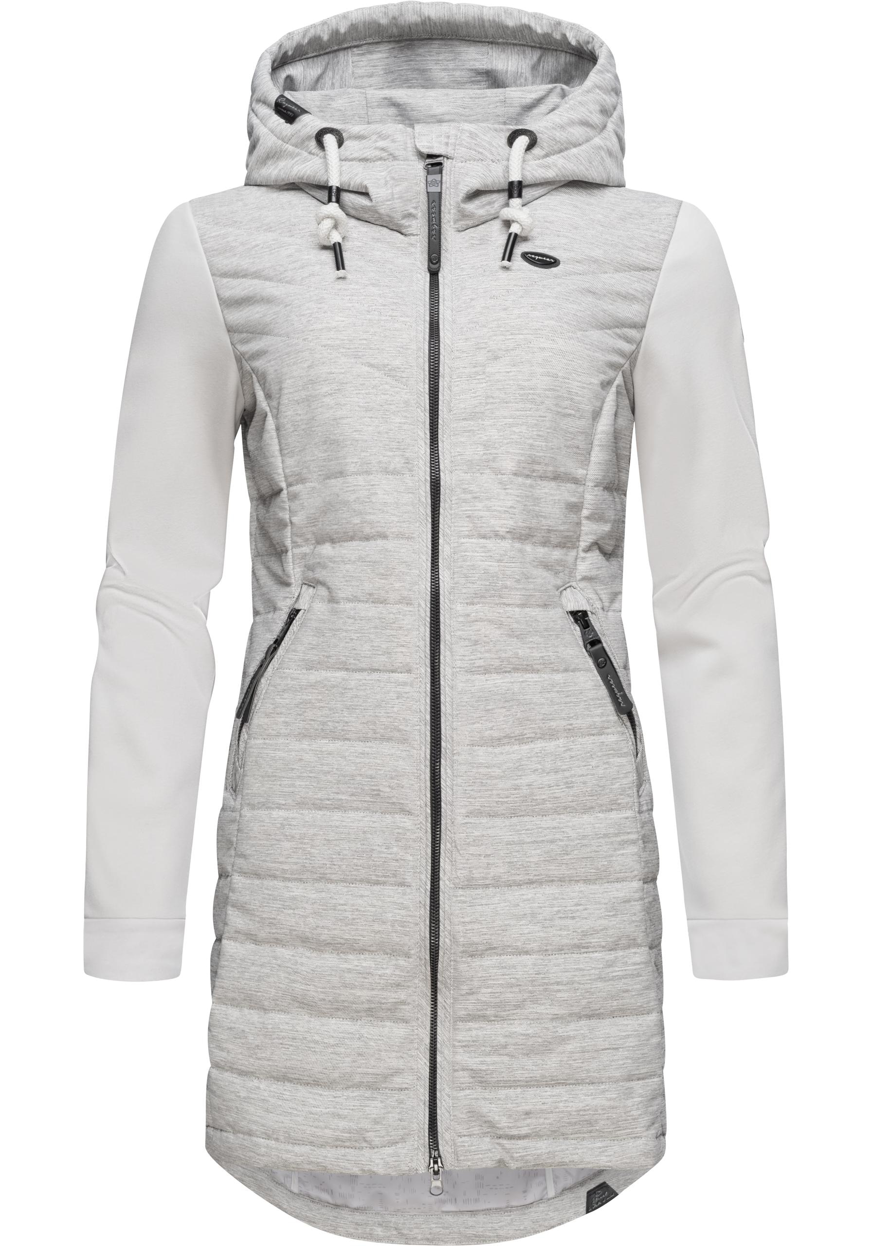 Ragwear Steppmantel »Lucinda Long«, Mantel aus Materialmix modernem Kapuze kaufen mit BAUR 