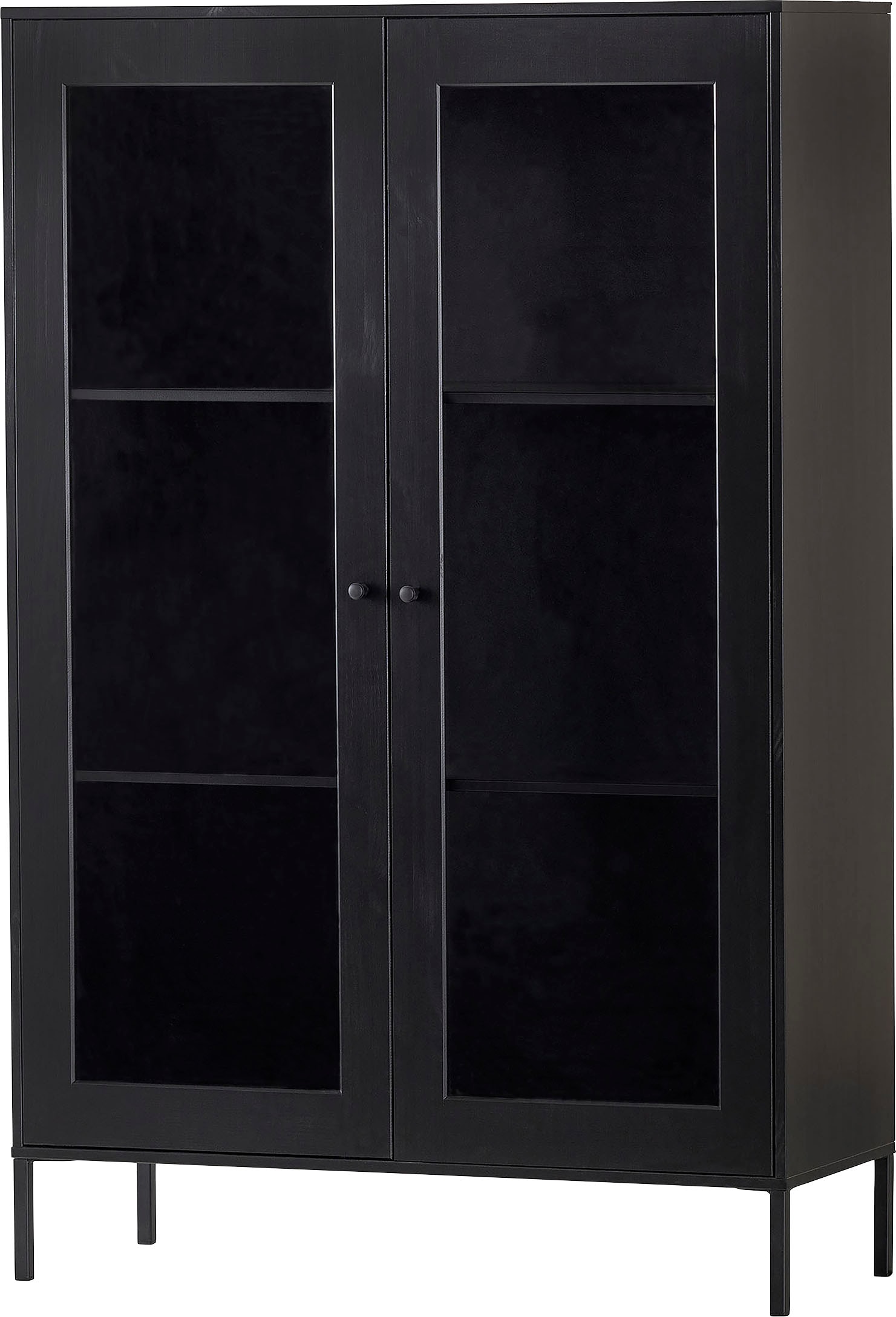 WOOOD Vitrine »Xam«, aus Kiefernholz, Breite 100 cm