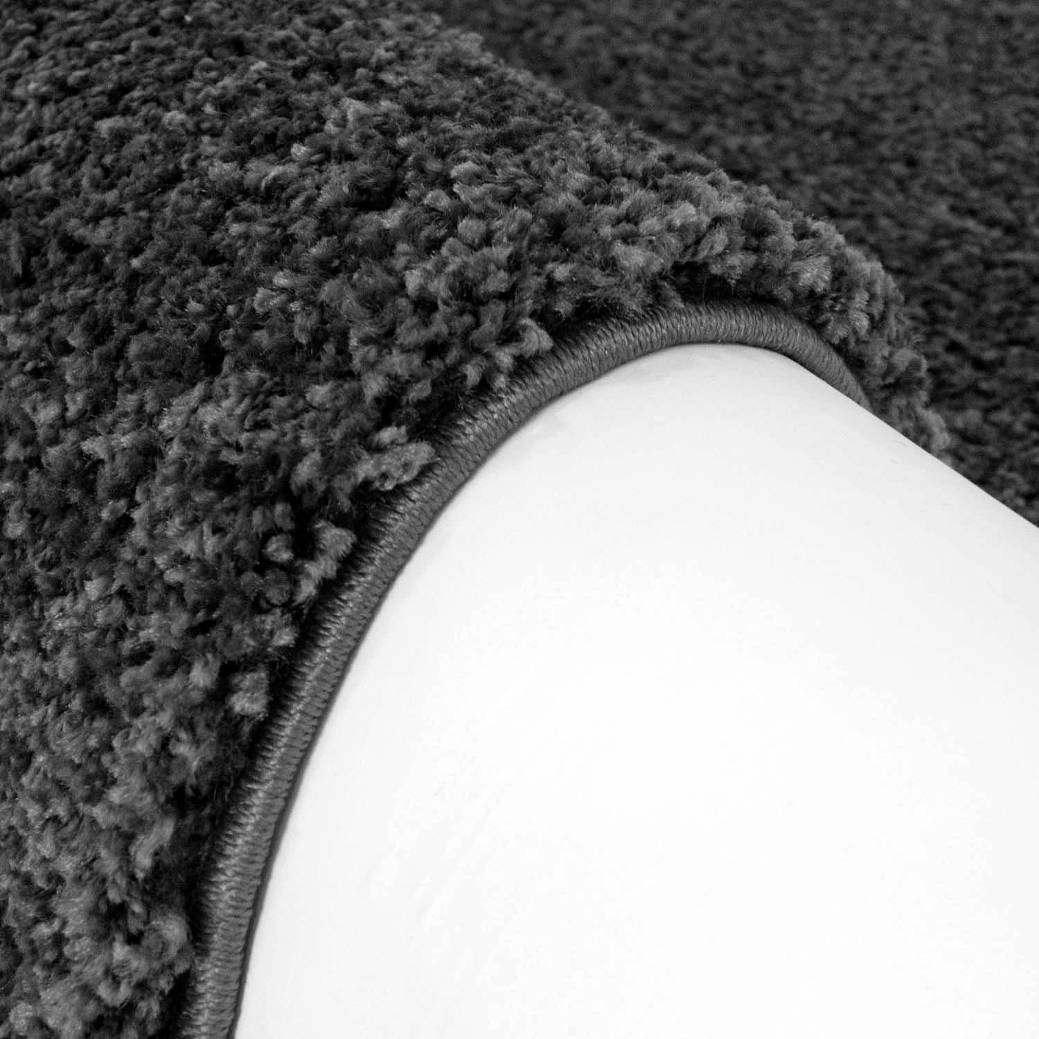 Carpet City Hochflor-Teppich »Shaggi uni 500«, rechteckig, 30 mm Höhe, Läufer, Shaggy, Uni, Langflor, weich, Wohnzimmer, Schlafzimmer, Kinder