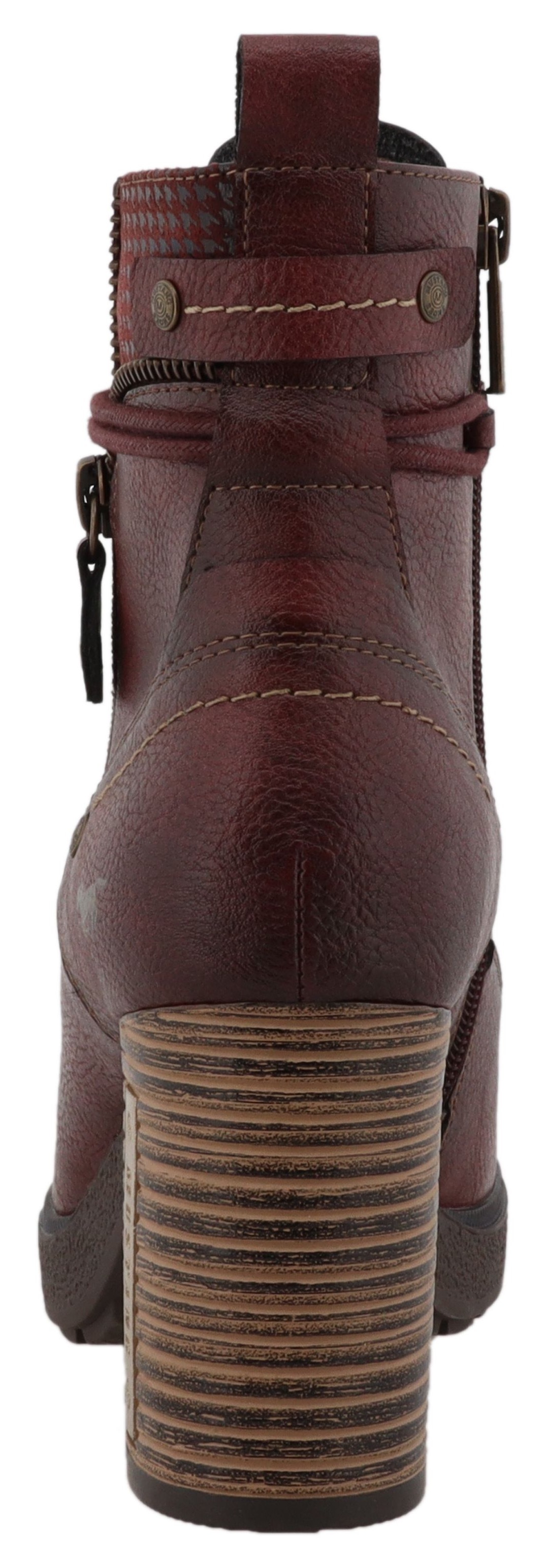 Mustang Shoes Winterstiefelette "Nana" Schnürstiefelette mit wärmendem Text günstig online kaufen