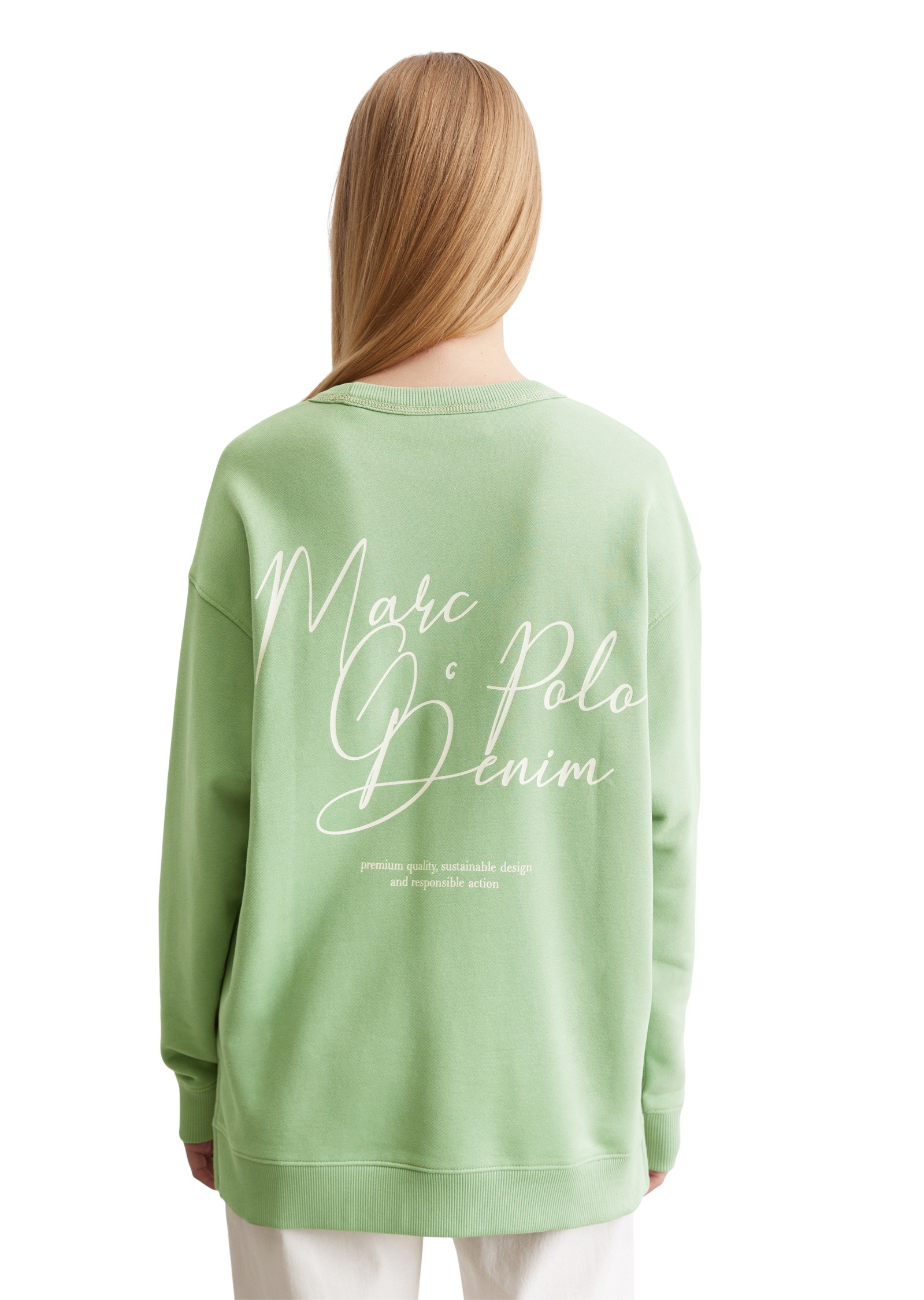 Marc O'Polo DENIM Sweatshirt »aus Bio-Baumwoll-Mix«