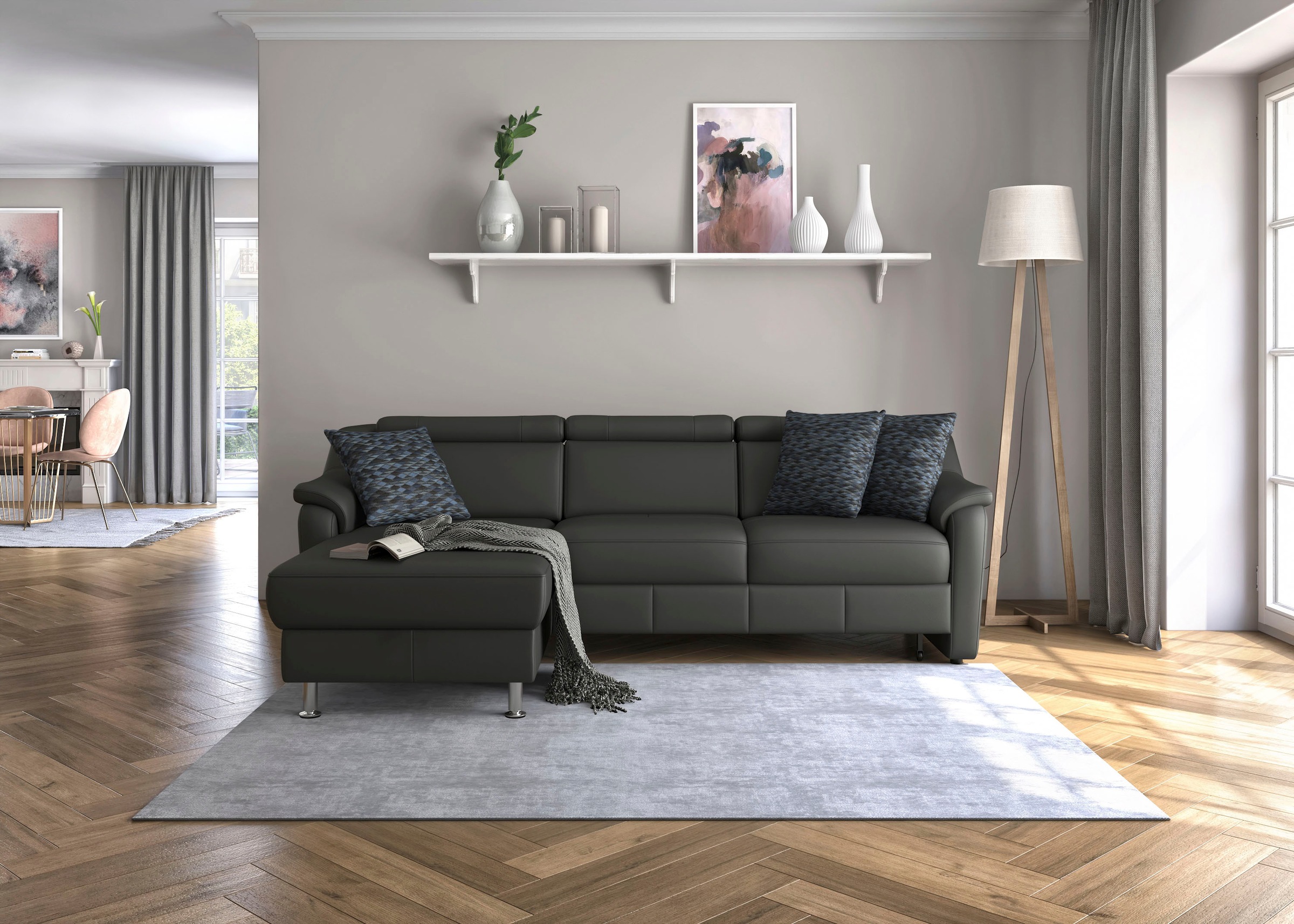sit&more Ecksofa "Freetown L-Form", inklusive Kopfteilverstellung und komfo günstig online kaufen