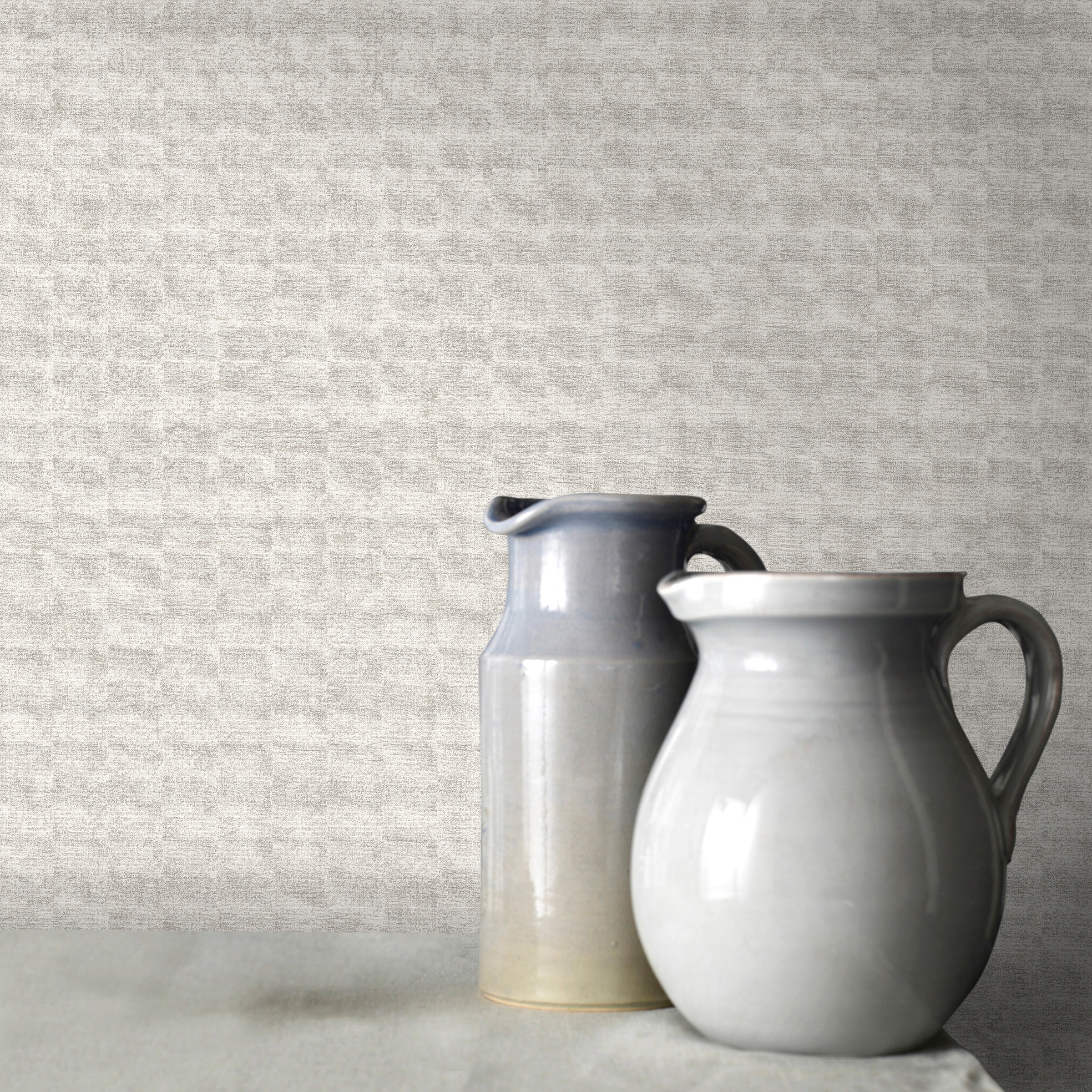 WOW Vliestapete »Scandi Uni« uni Grau - 1005x52 cm